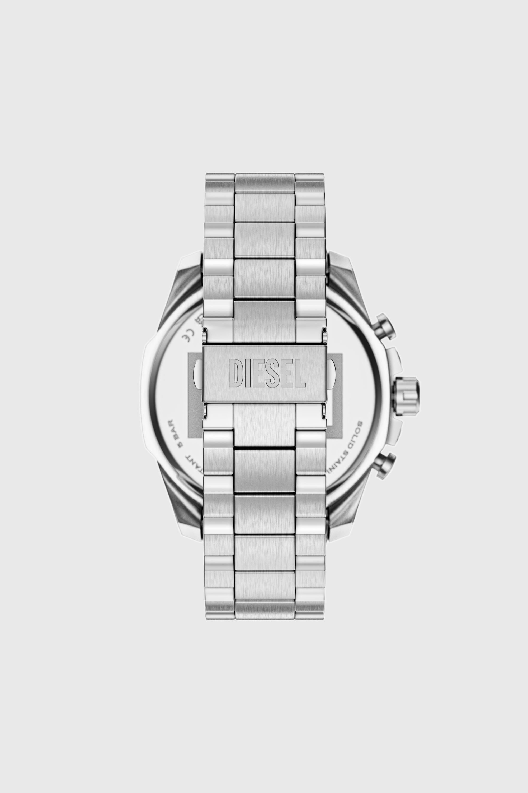 Diesel - DZ4702 WATCH, Male's Mega Chief Slim Chronograph Stainless Steel Watch in シルバー - 2