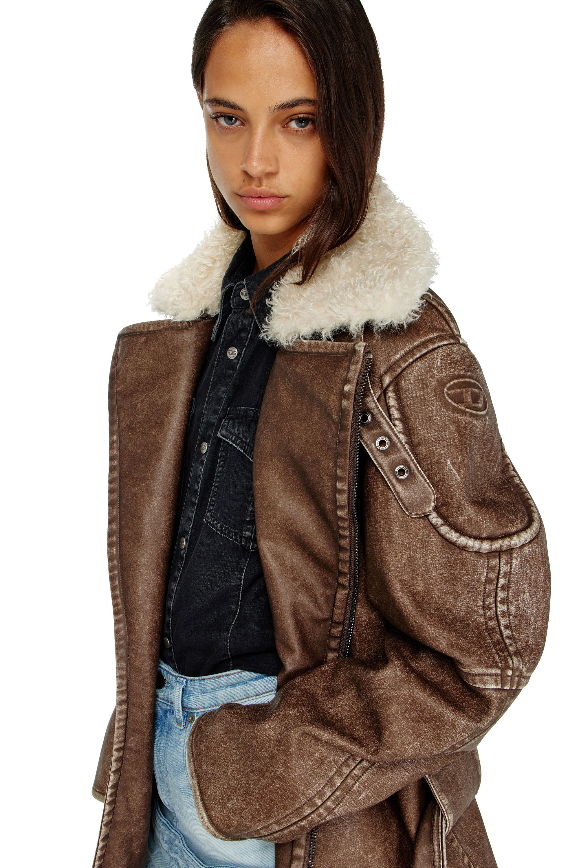 Diesel - G-EYSER, Female's ジャケット in ブラウン - 4