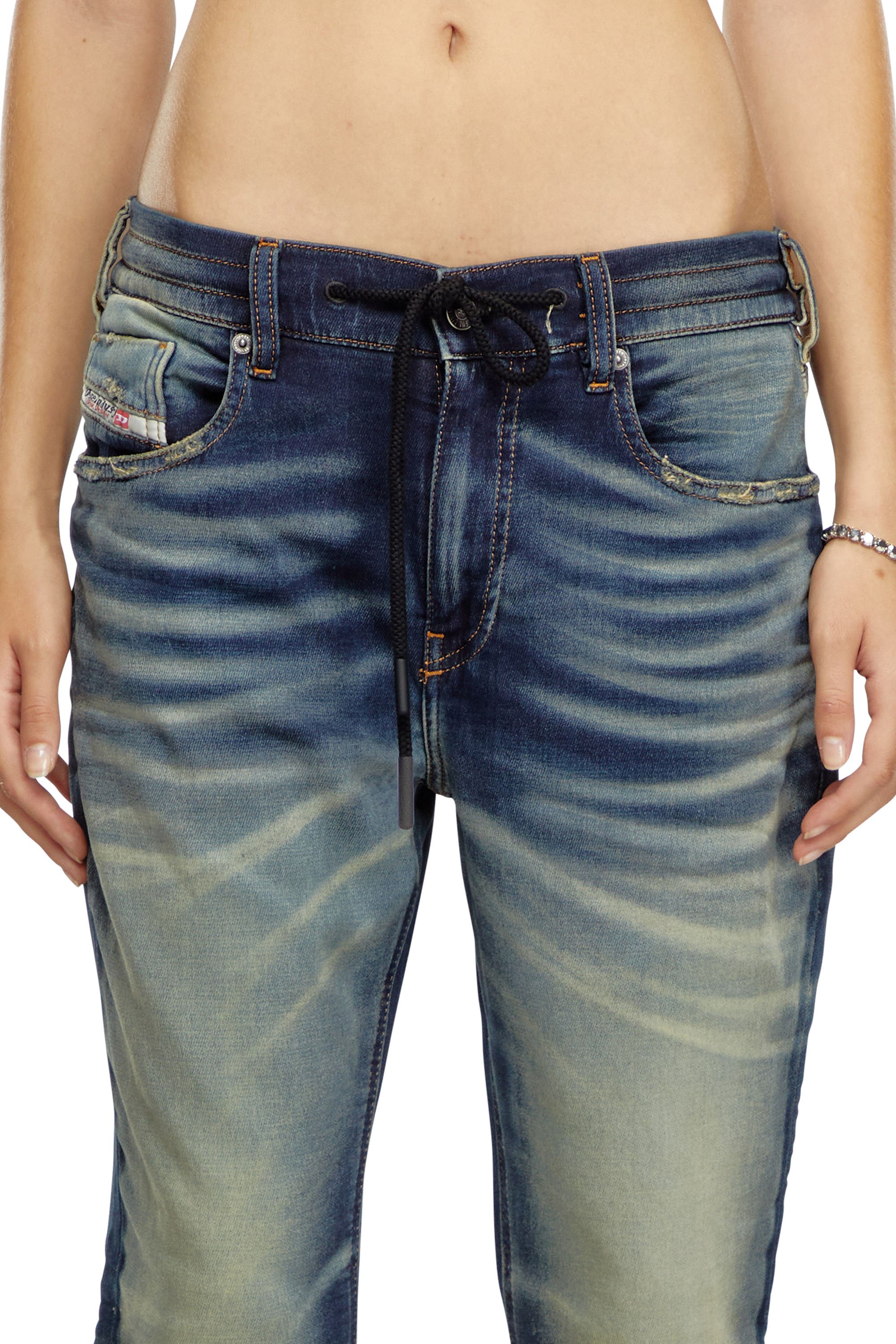 Diesel - Female's Regular 2031 D-Krailey Joggjeans® E68MH, ダークブルー - 5