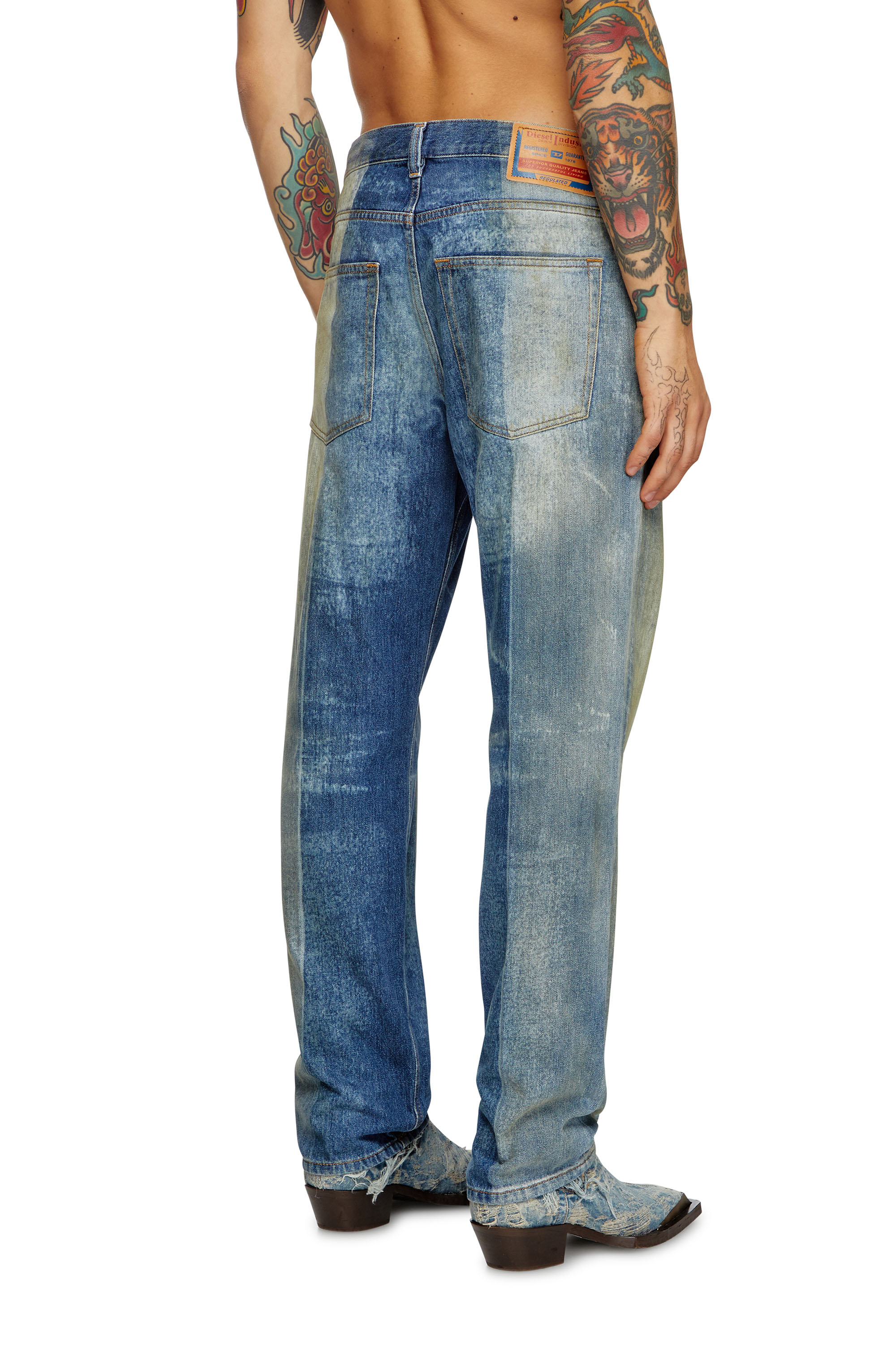 Diesel - Male's Regular Jeans 2024 D-Macs 09L04, ミディアムブルー - 4