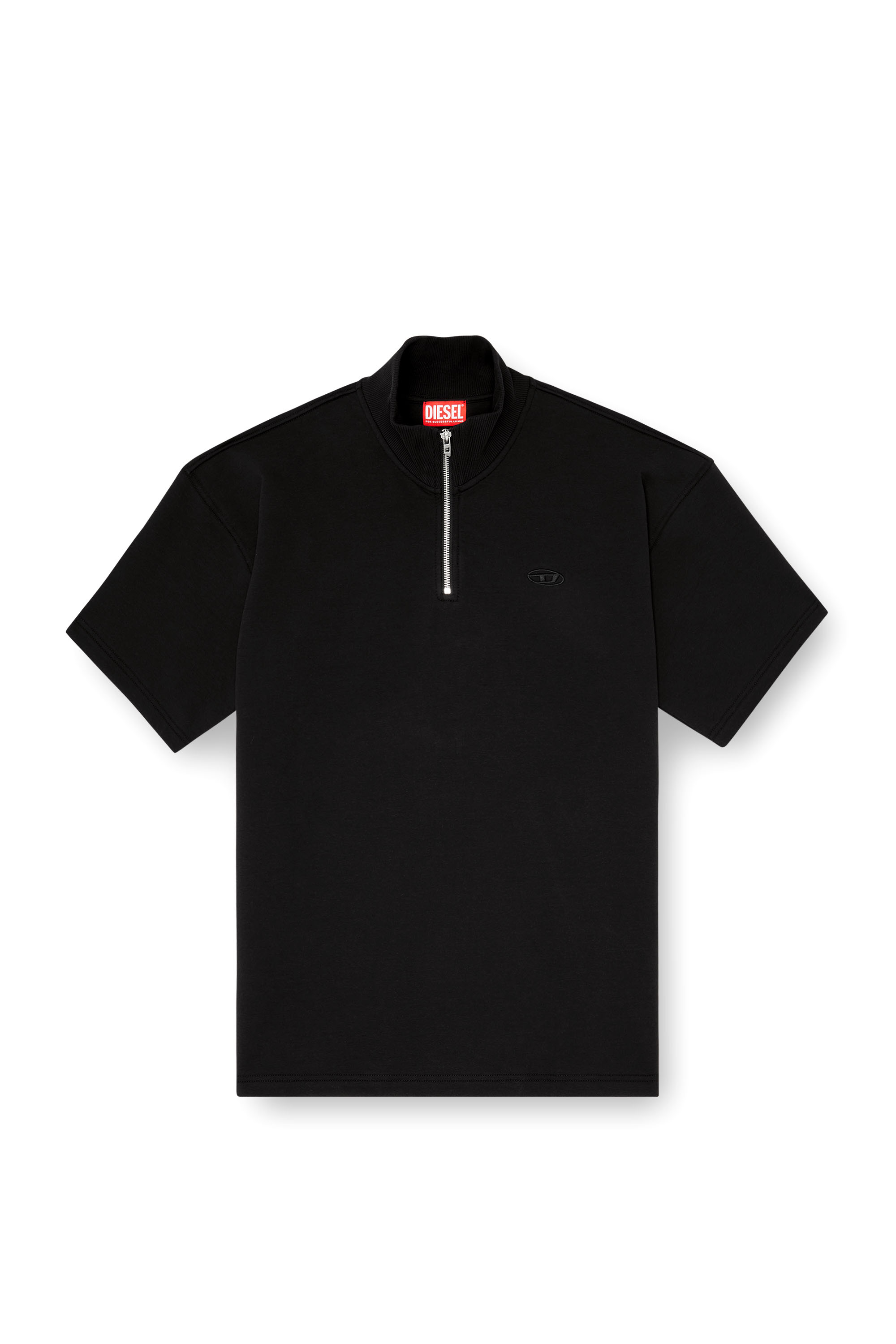 Diesel - S-CUBY, Male's 半袖スウェット in ブラック - 2
