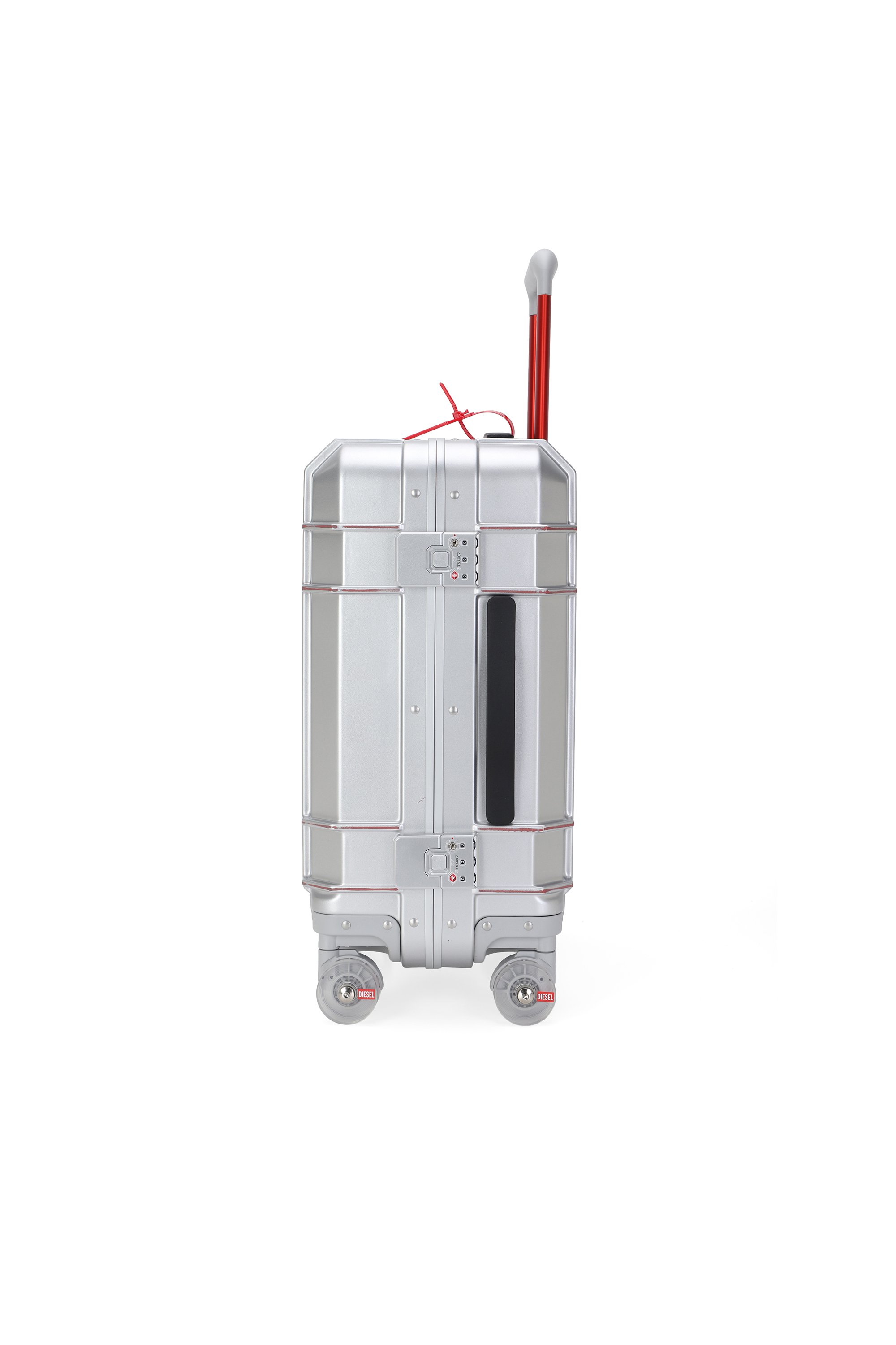 Diesel - DIESEL PC STRONG IMAGE TROLLEY- DSL003, Unisex's Rugged suitcase size S in シルバー - 3