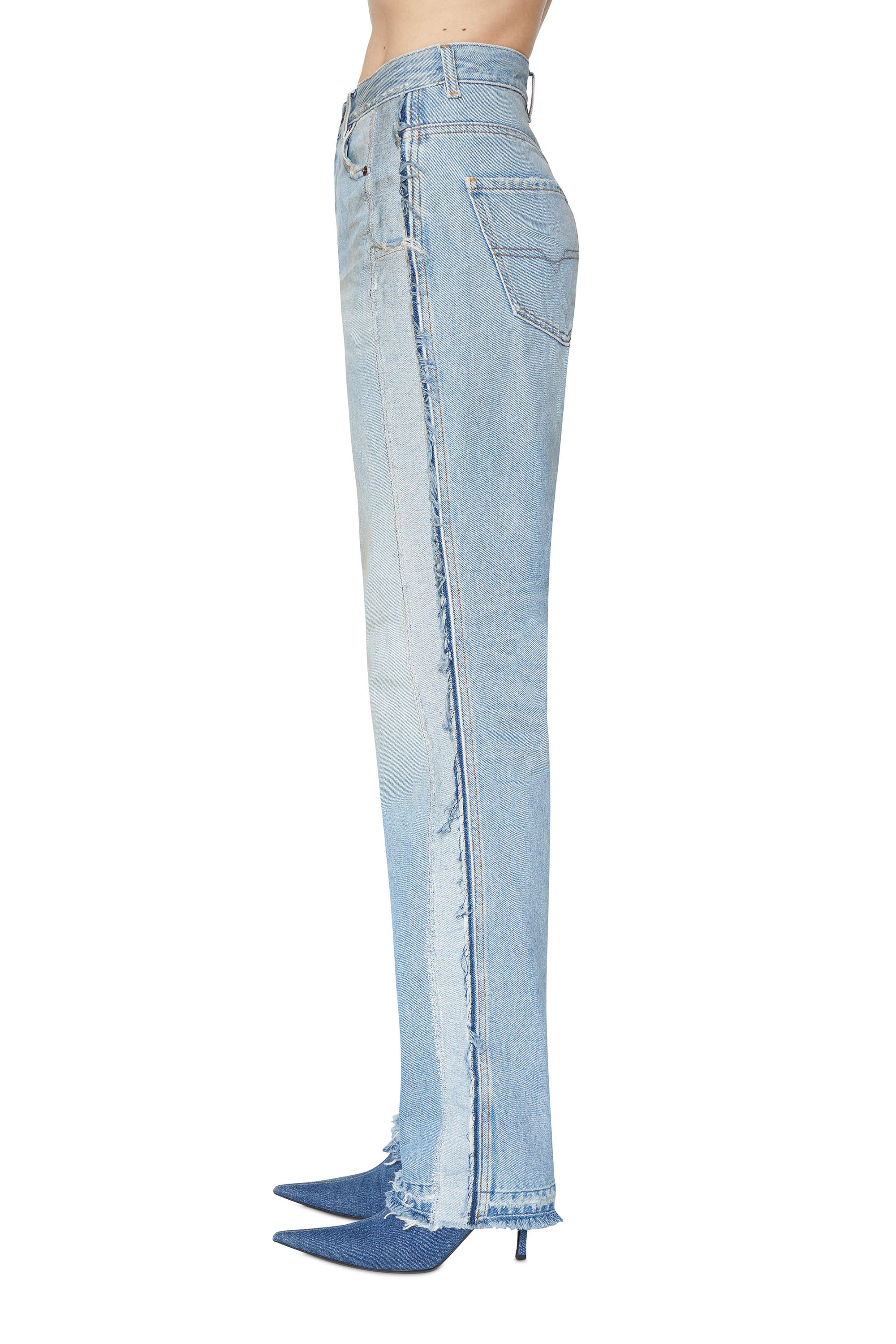 Diesel - Straight Jeans 1956 D-Tulip 09E24, ミディアムブルー - Image 4