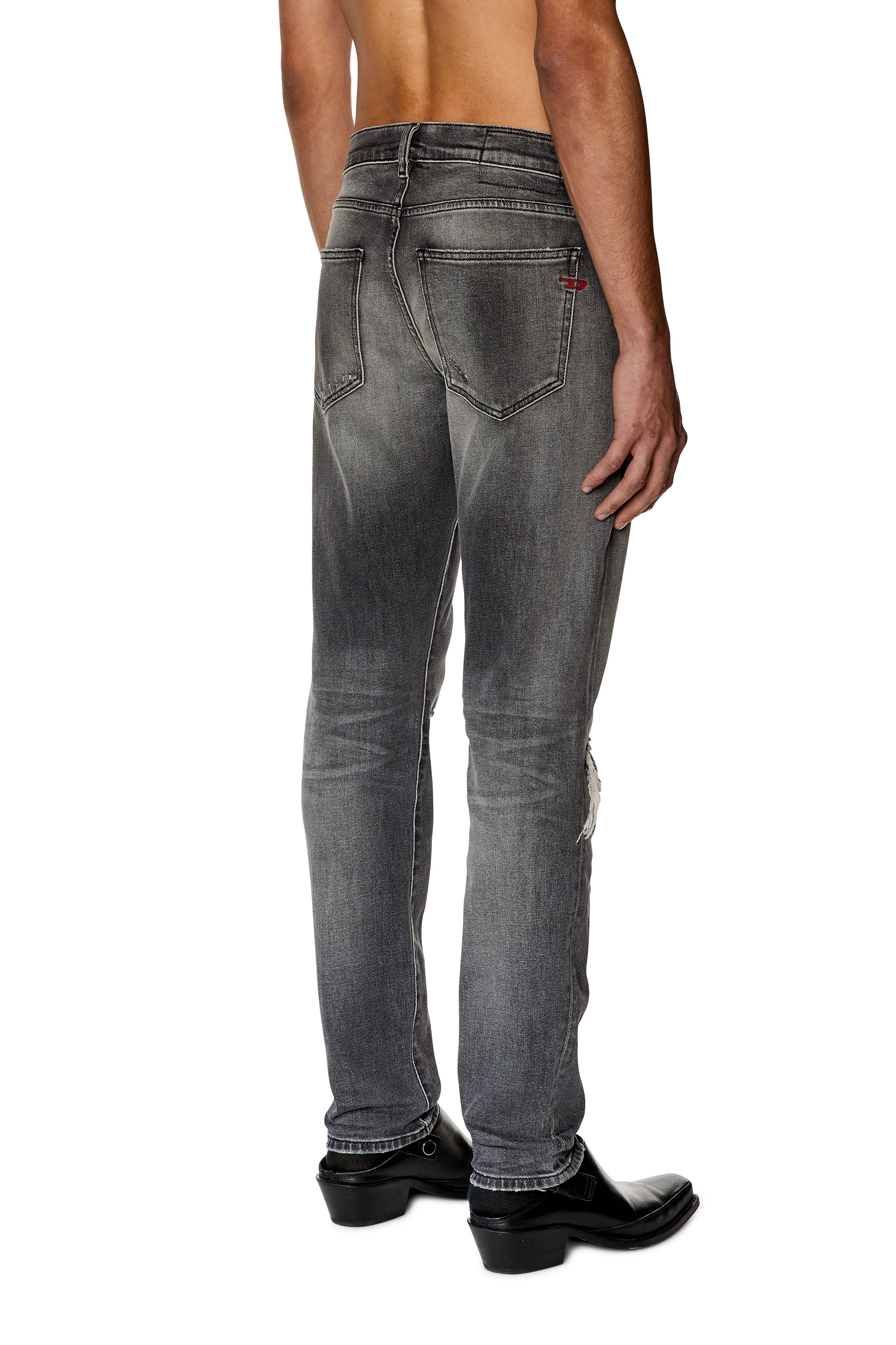 Diesel - Slim Jeans 2019 D-Strukt 09G03, ライトグレー - Image 2