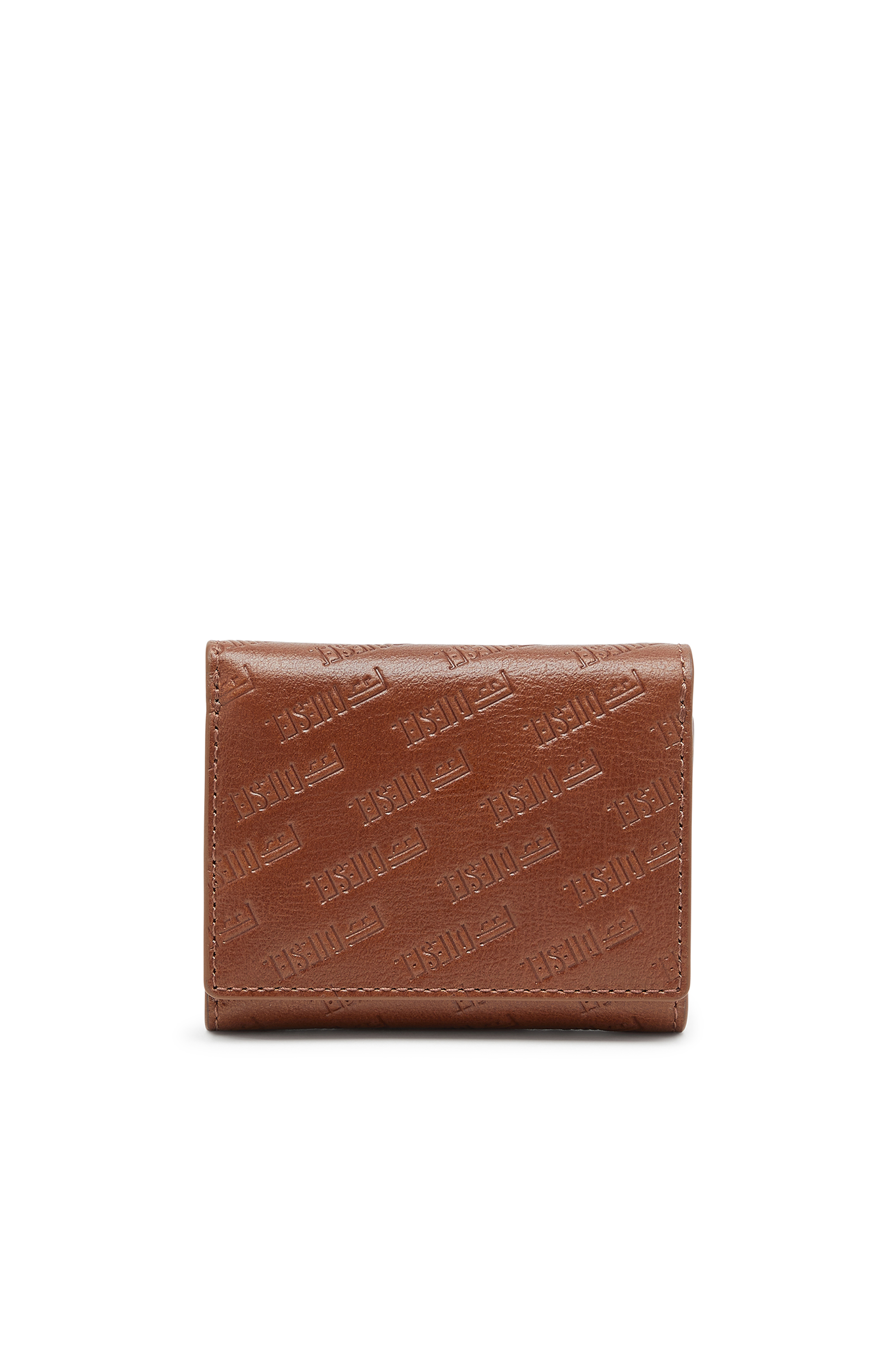 Diesel - MONOGRAM TRI-FOLD COIN S 3D, Male's 三つ折りウォレット in ブラウン - 2