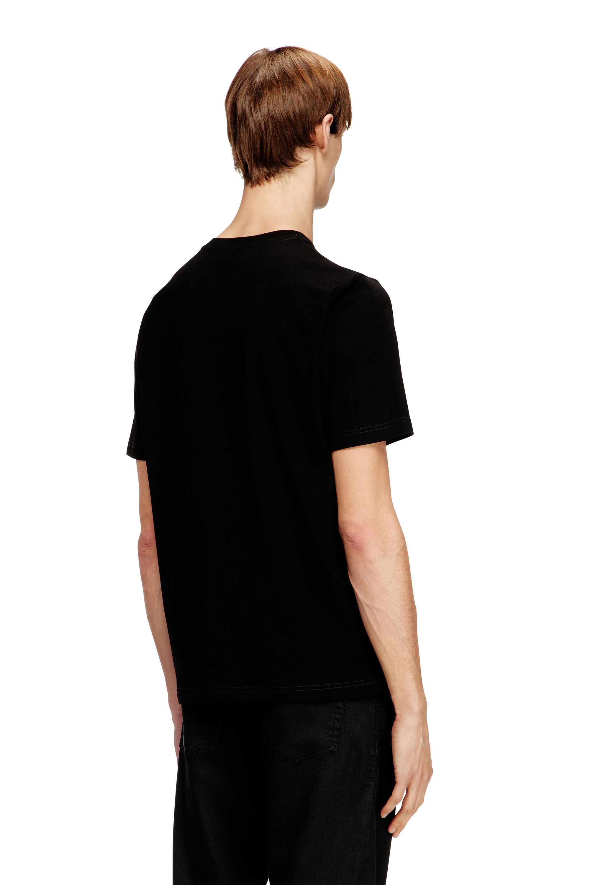 Diesel - T-ADJUST-V9, Male's Tシャツ in ブラック - 4