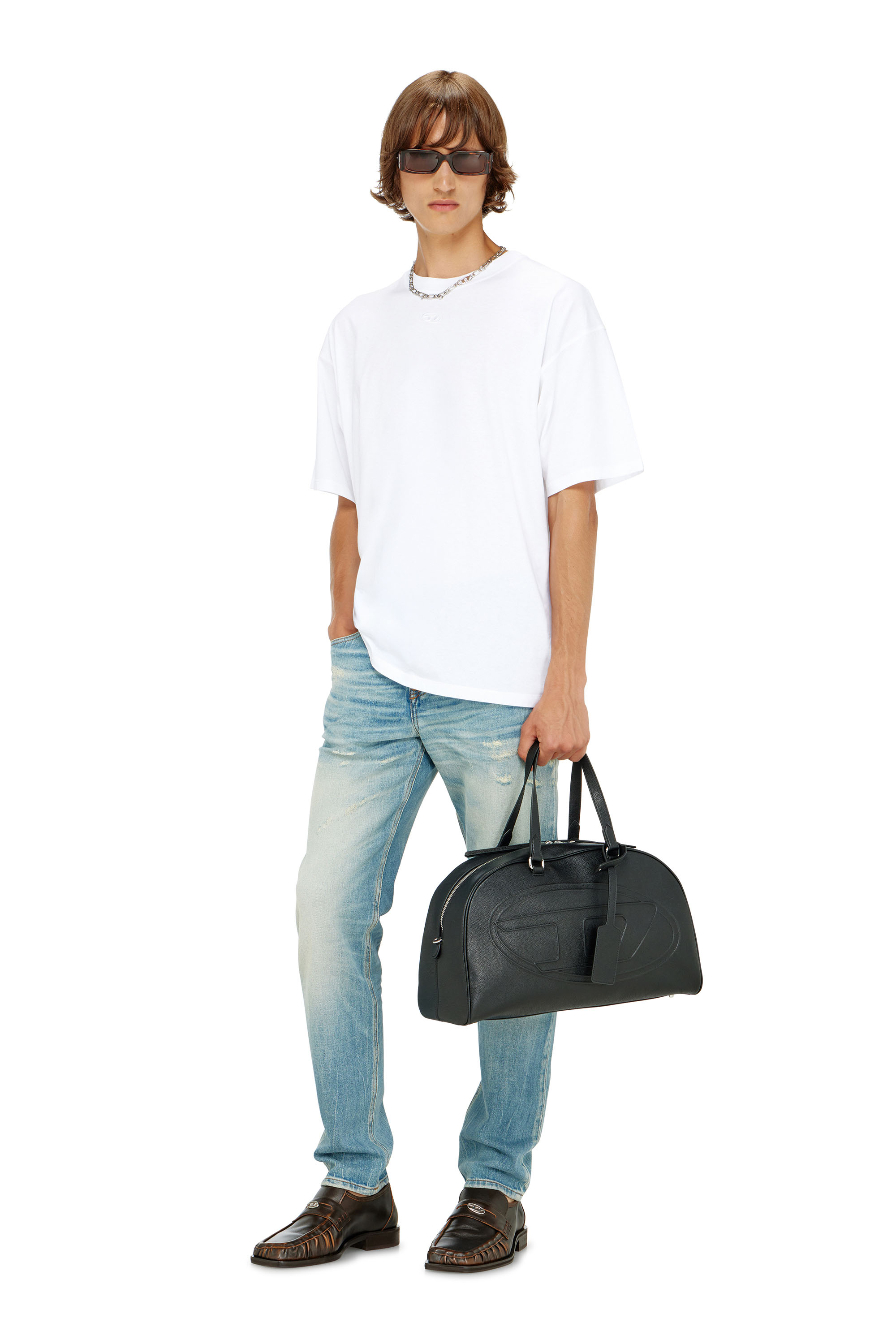 Diesel - T-LUCIEN-IHBI, Male's Tシャツ in ホワイト - 1