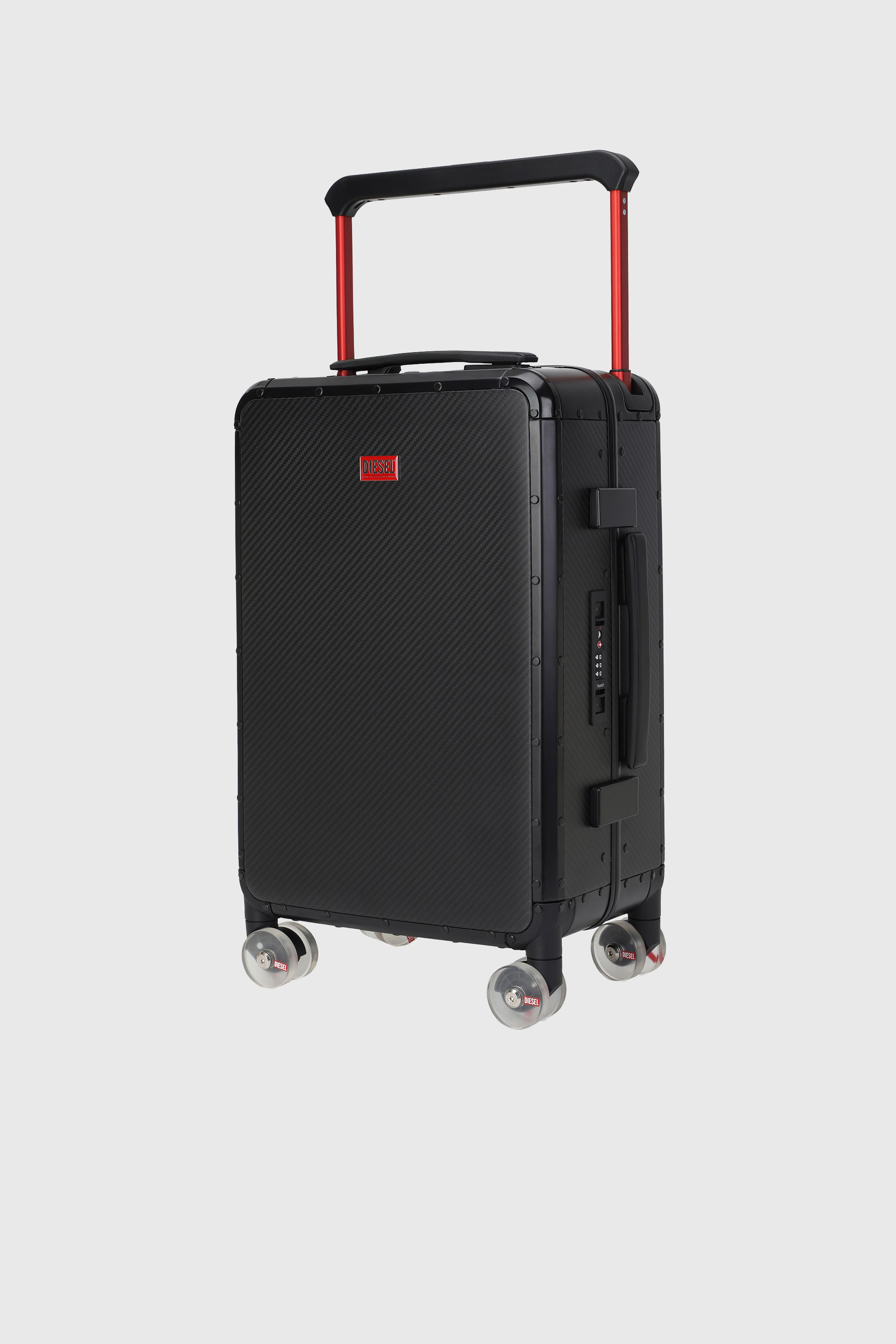 Diesel - DSL CARBON FIBER TROLLEY-BLACK- DSL001, Unisex's Carbon fiber suitcase size S in ブラック - 5