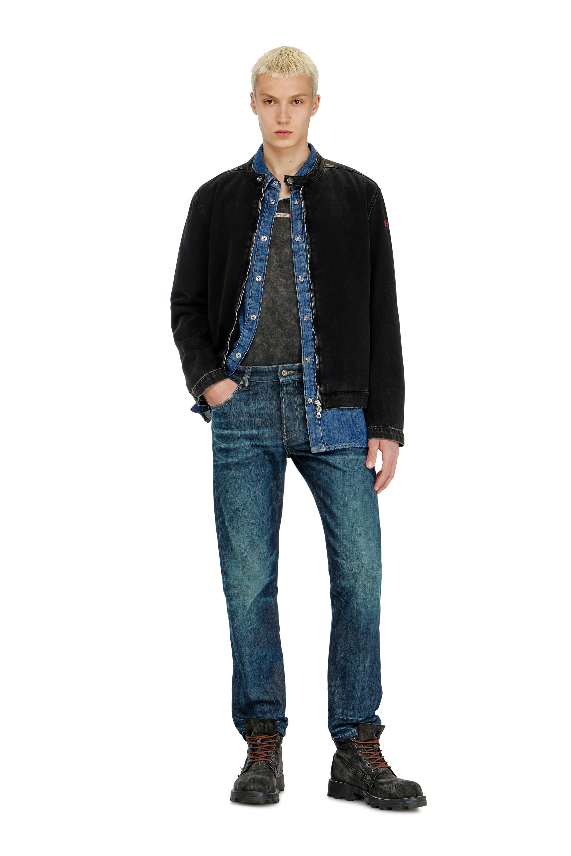 Diesel - Male's Slim Jeans 1993 D-Vyl 09Q04, ダークブルー - 1