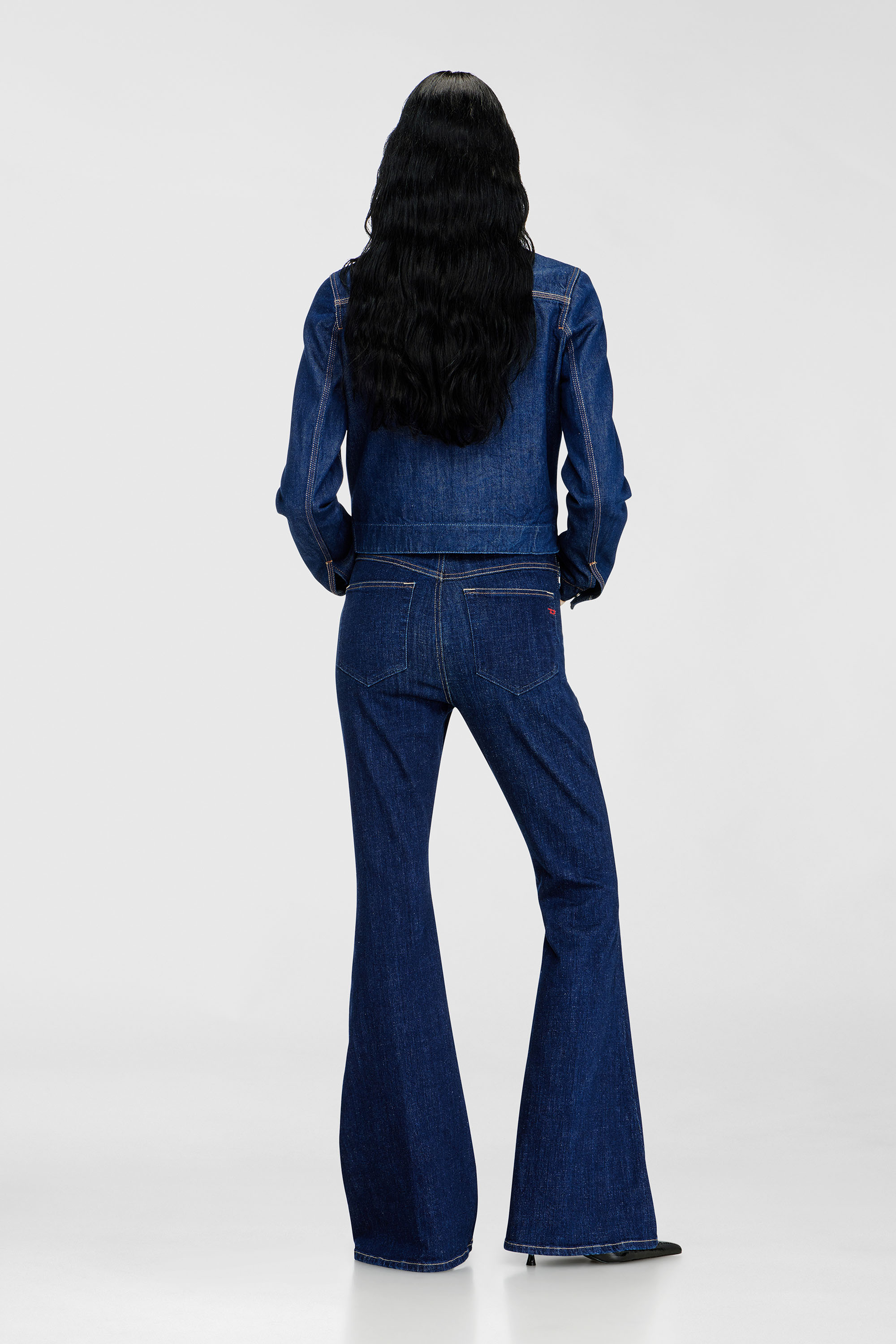 Diesel - Female's Bootcut Jeans 1973 D-Partt 09Q03, ダークブルー - 3