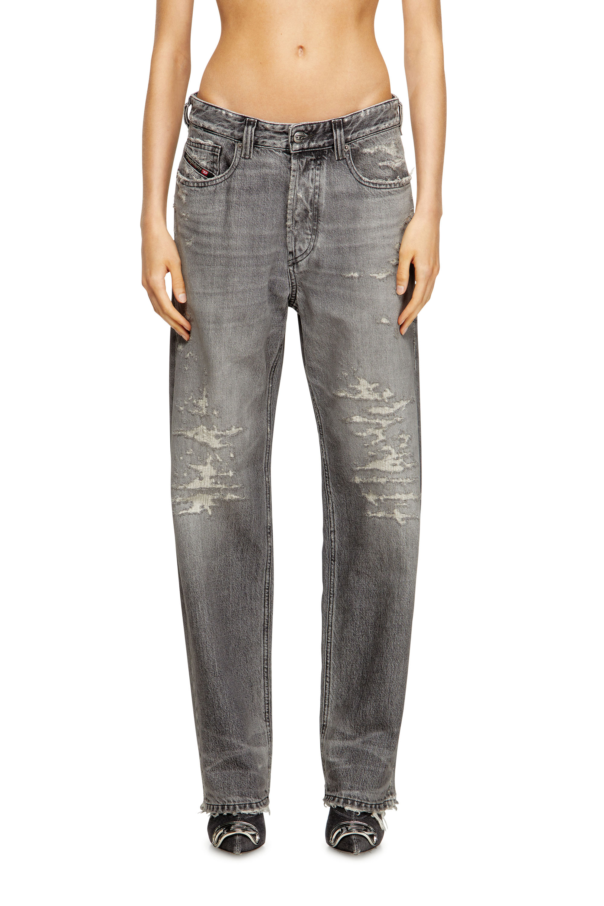 Diesel - Female's Regular Jeans 1988 D-Ark 09M64, グレー - 1