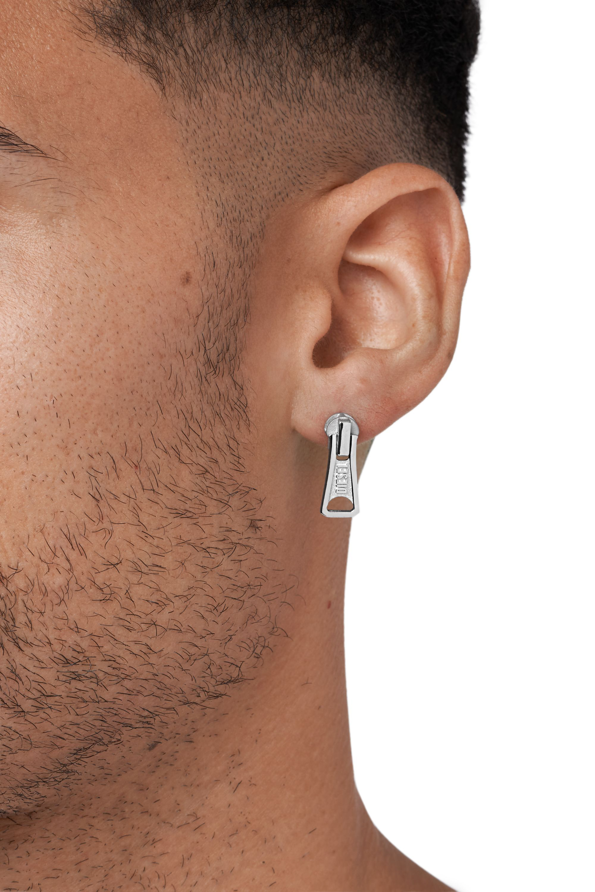 Diesel - DX1402SET, Unisex's ピアス（両耳用） in シルバー - 4