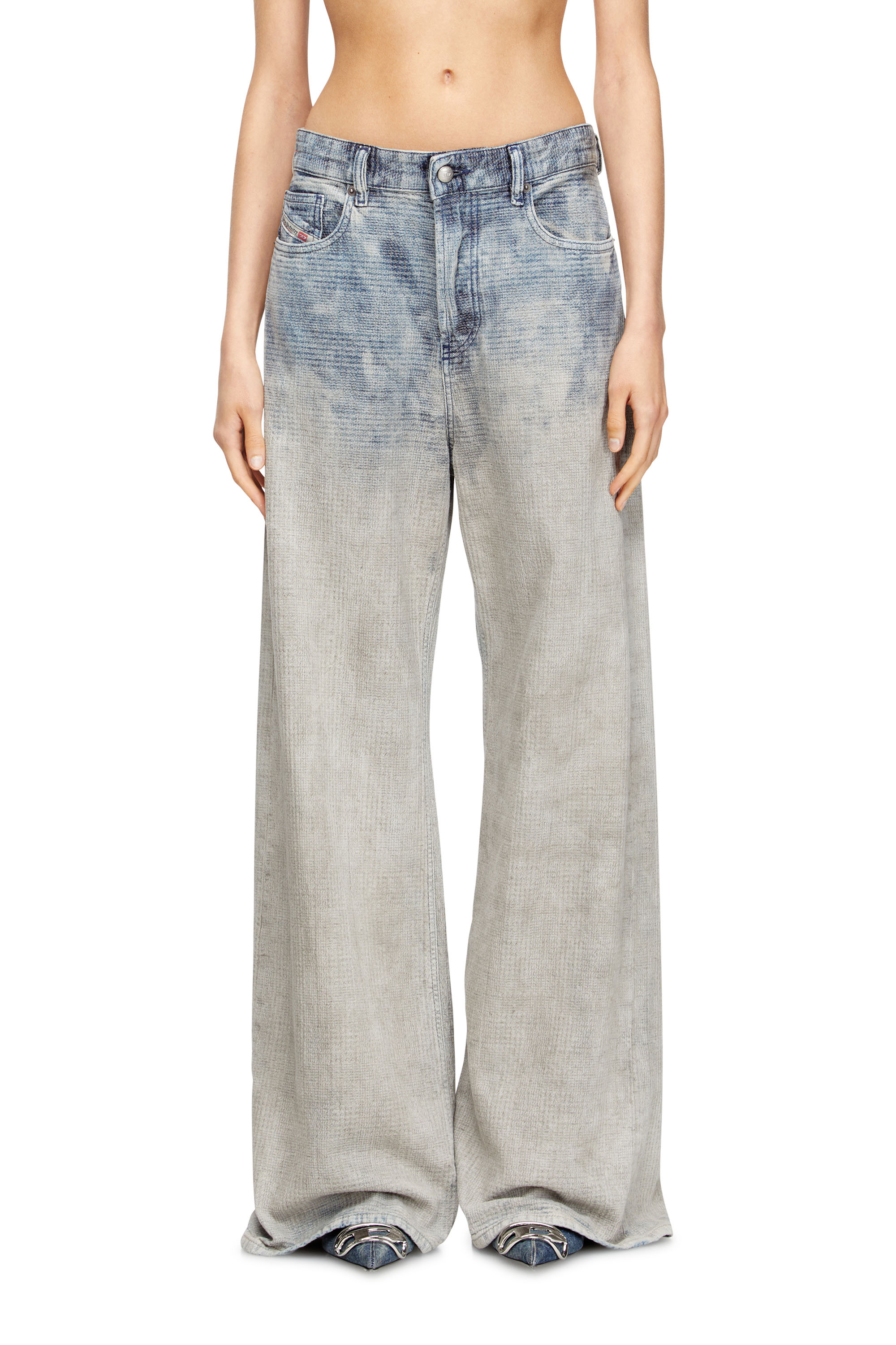 Diesel - Female's Relaxed Jeans 1996 D-Sire 09N93, ミディアムブルー - 1