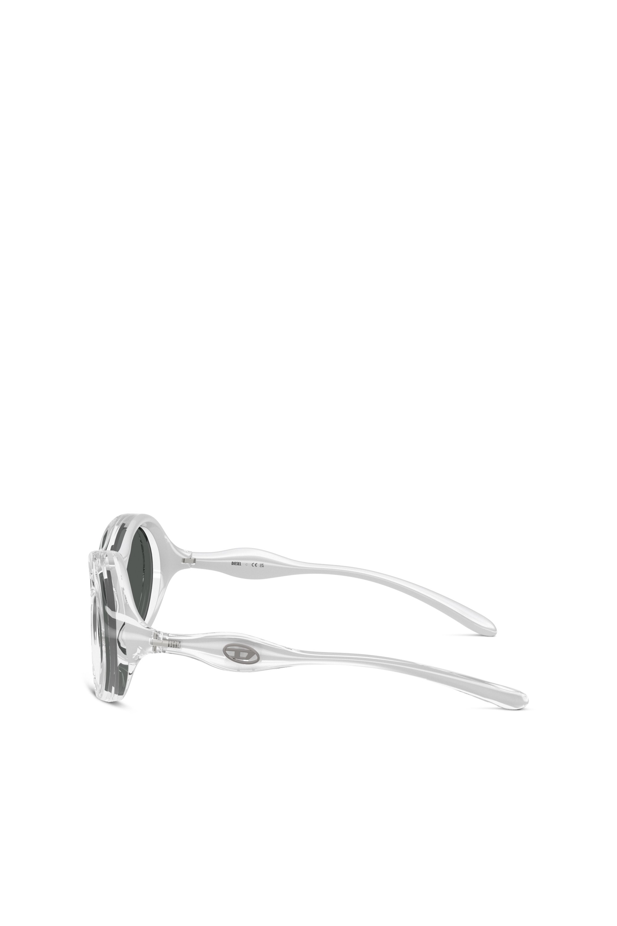 Diesel - 0DL3009U, Unisex's Oval sunglasses in グレー - 3