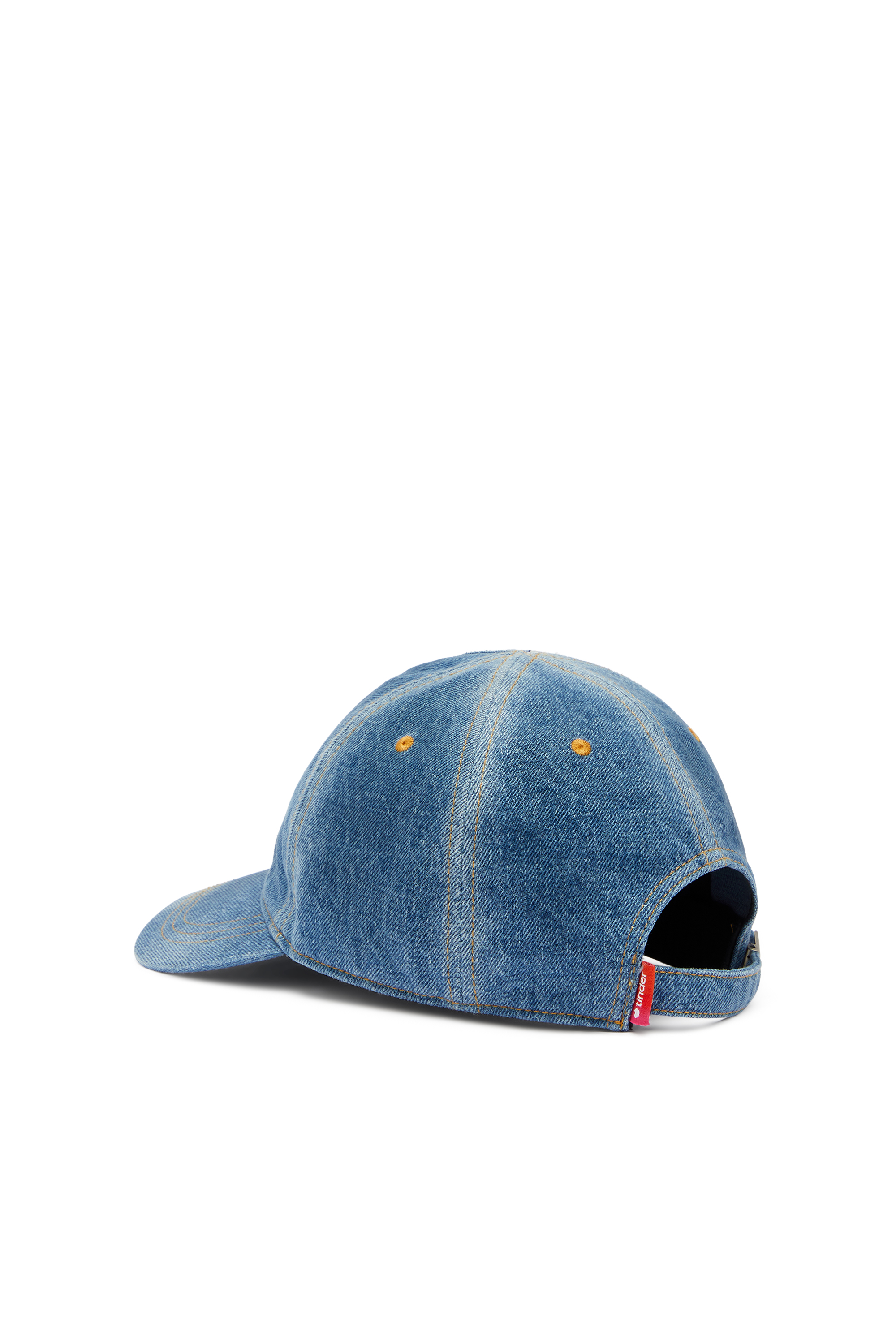 Diesel - PR-CAP-CHITIN, Unisex's Denim baseball cap with For Successful Loving logo in ミディアムブルー - 2