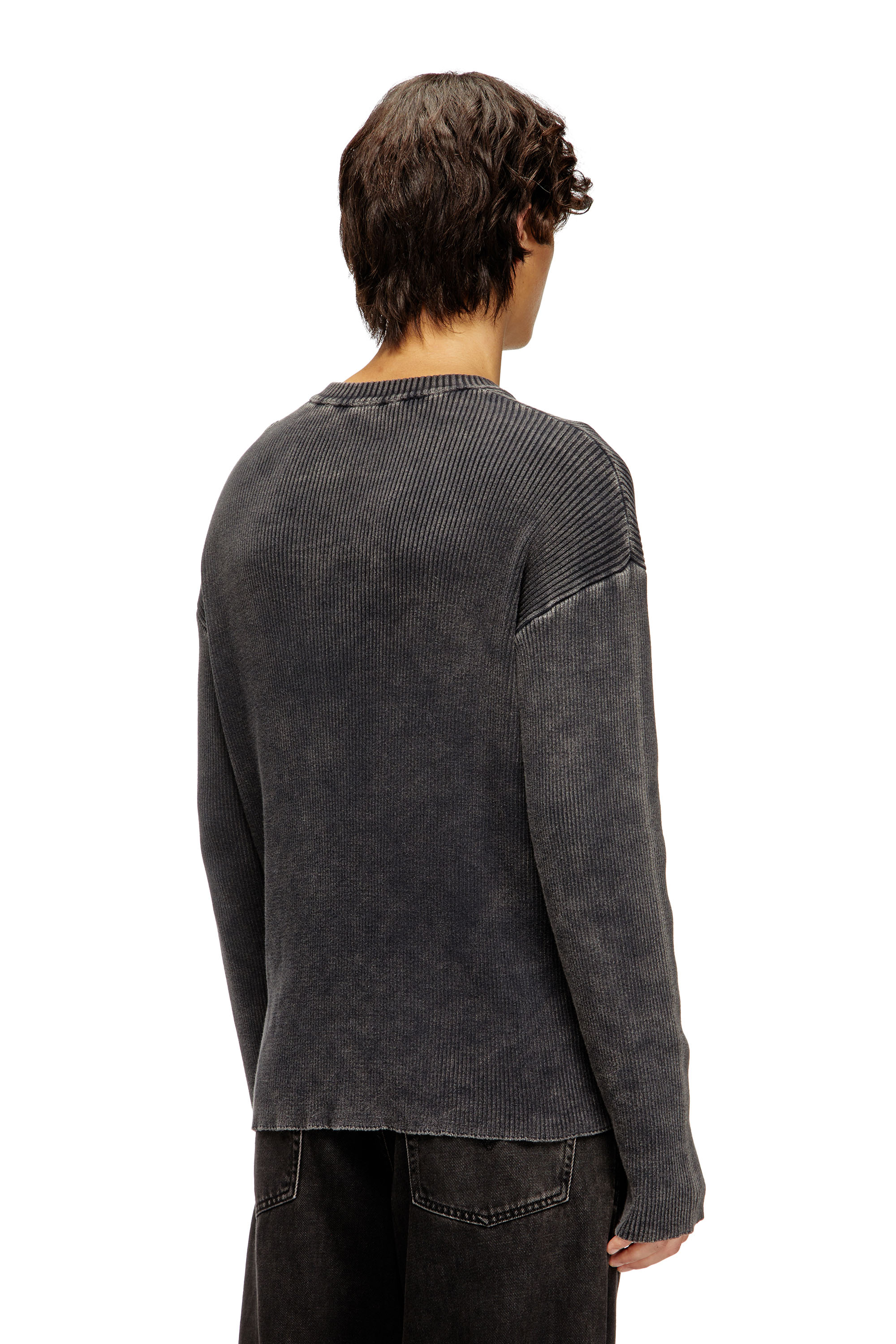 Diesel - K-DARREN-D, Male's プルオーバーニット in グレー - 5