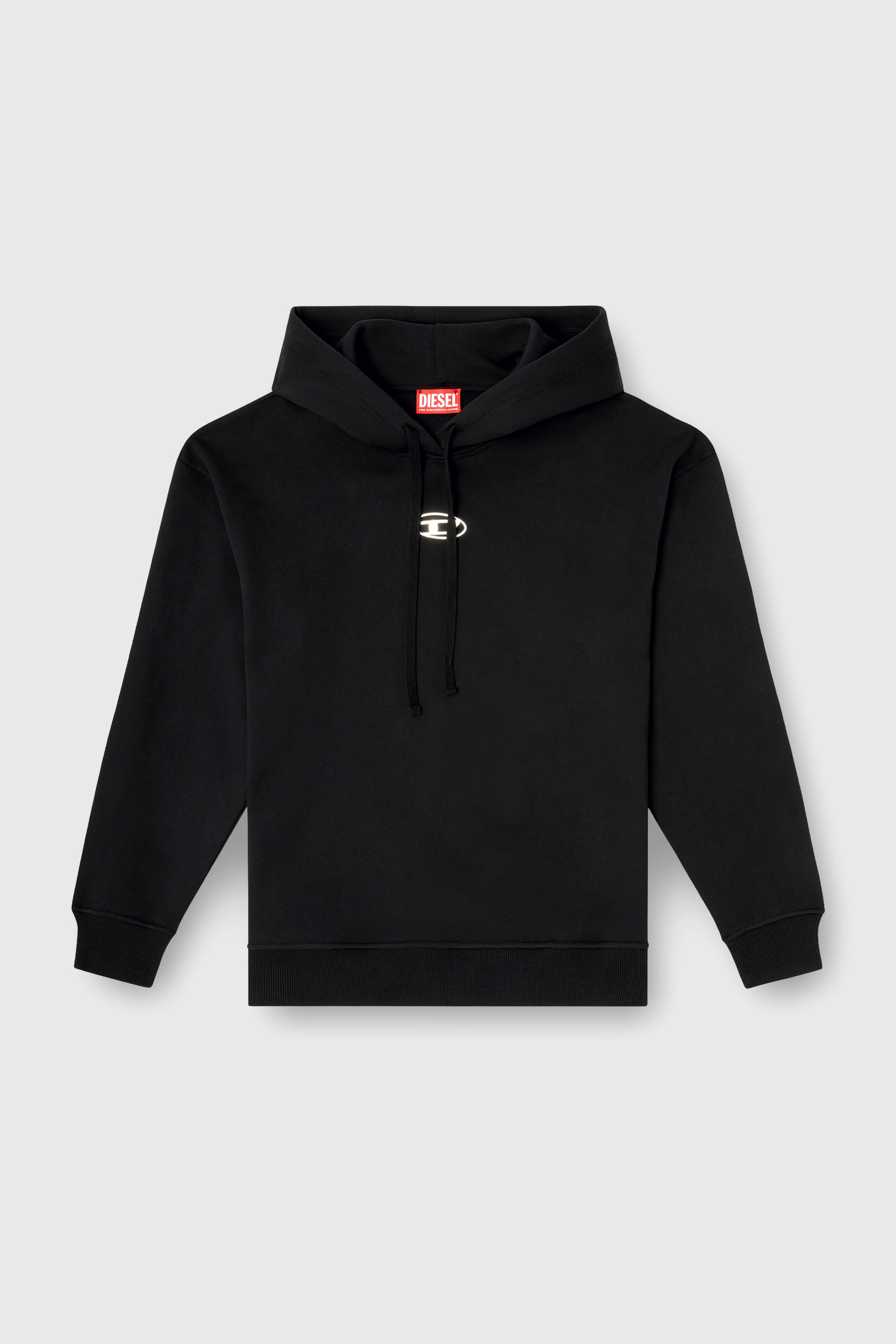 Diesel - F-BUXT-HOOD-OD, Female's プルオーバーパーカー in ブラック - 2