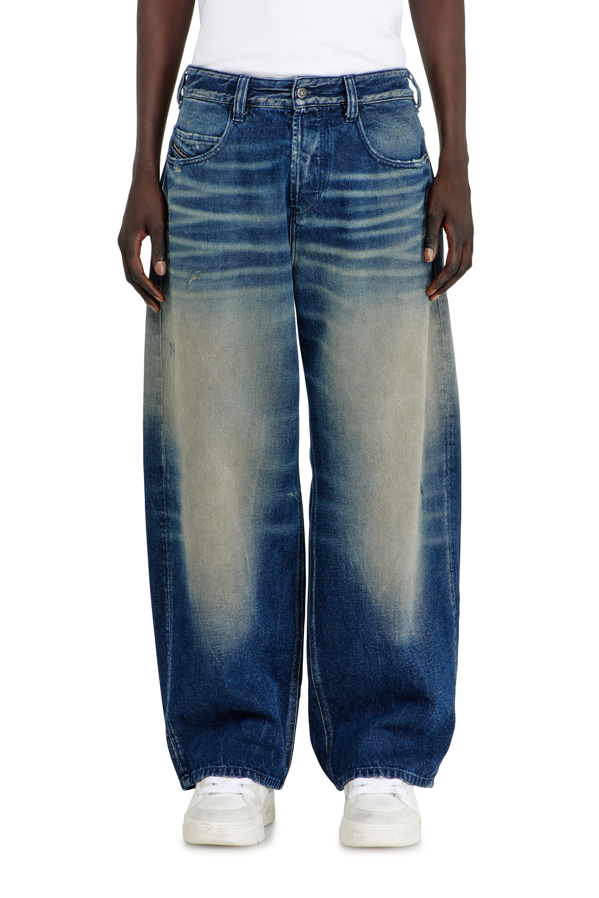 Diesel - Unisex's Relaxed Jeans 1997 D-Enim-M 007DQ, ダークブルー - 4