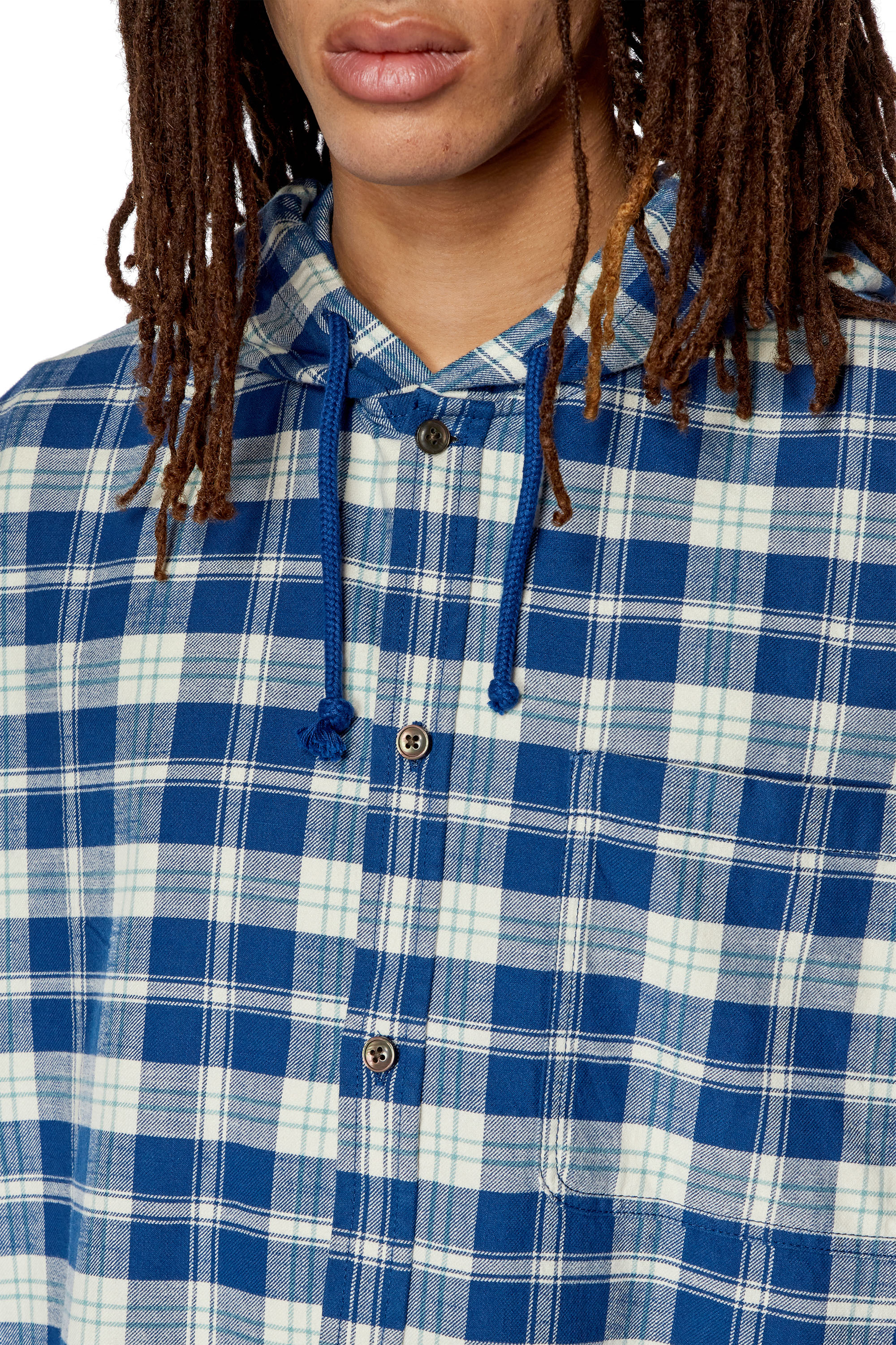 Diesel - S-DEWNY-HOOD, ホワイト/ブルー - Image 3
