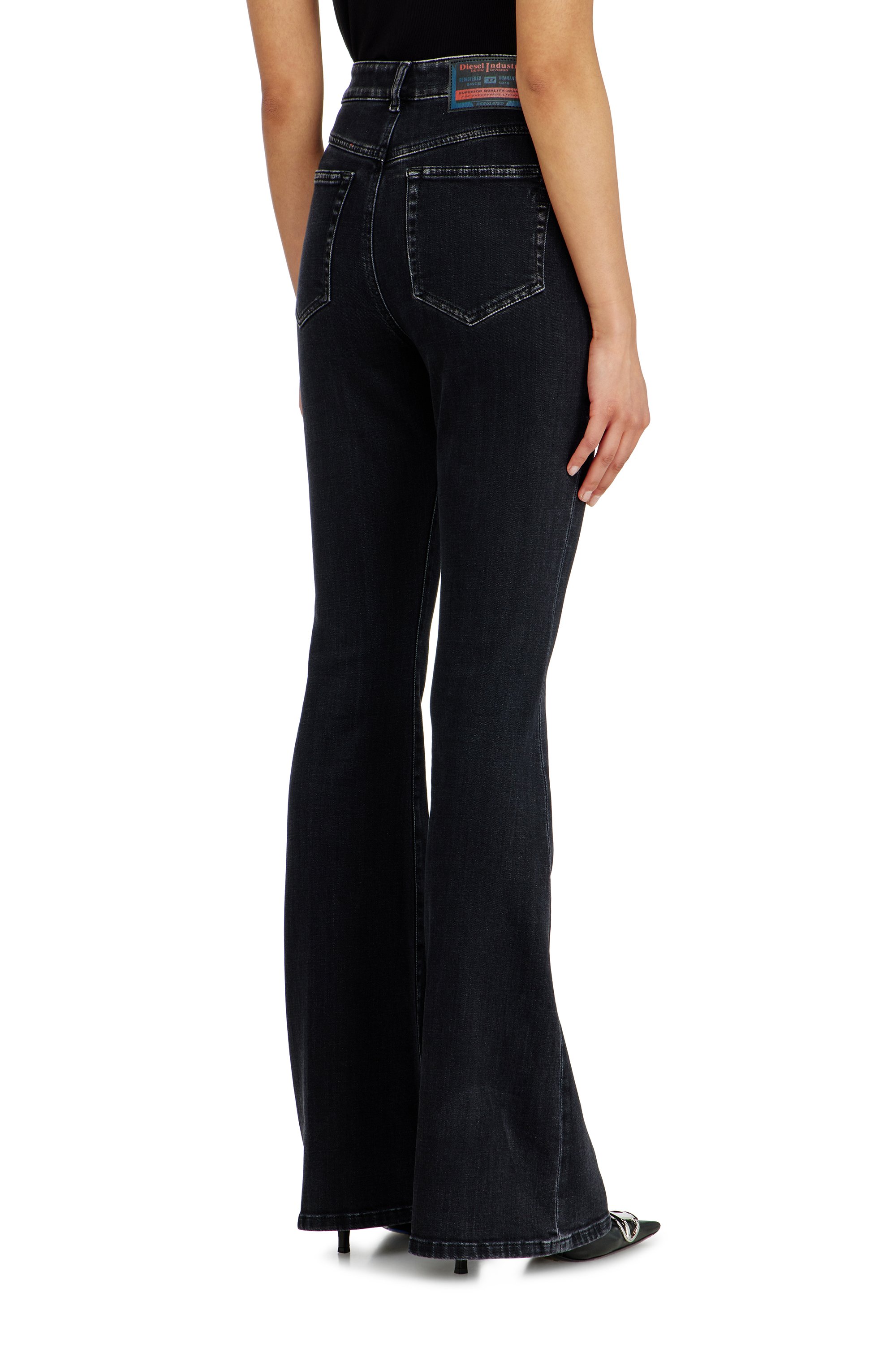 Diesel - Female's Bootcut Jeans 1973 D-Partt 09P75, ブラック/ダークグレー - 5