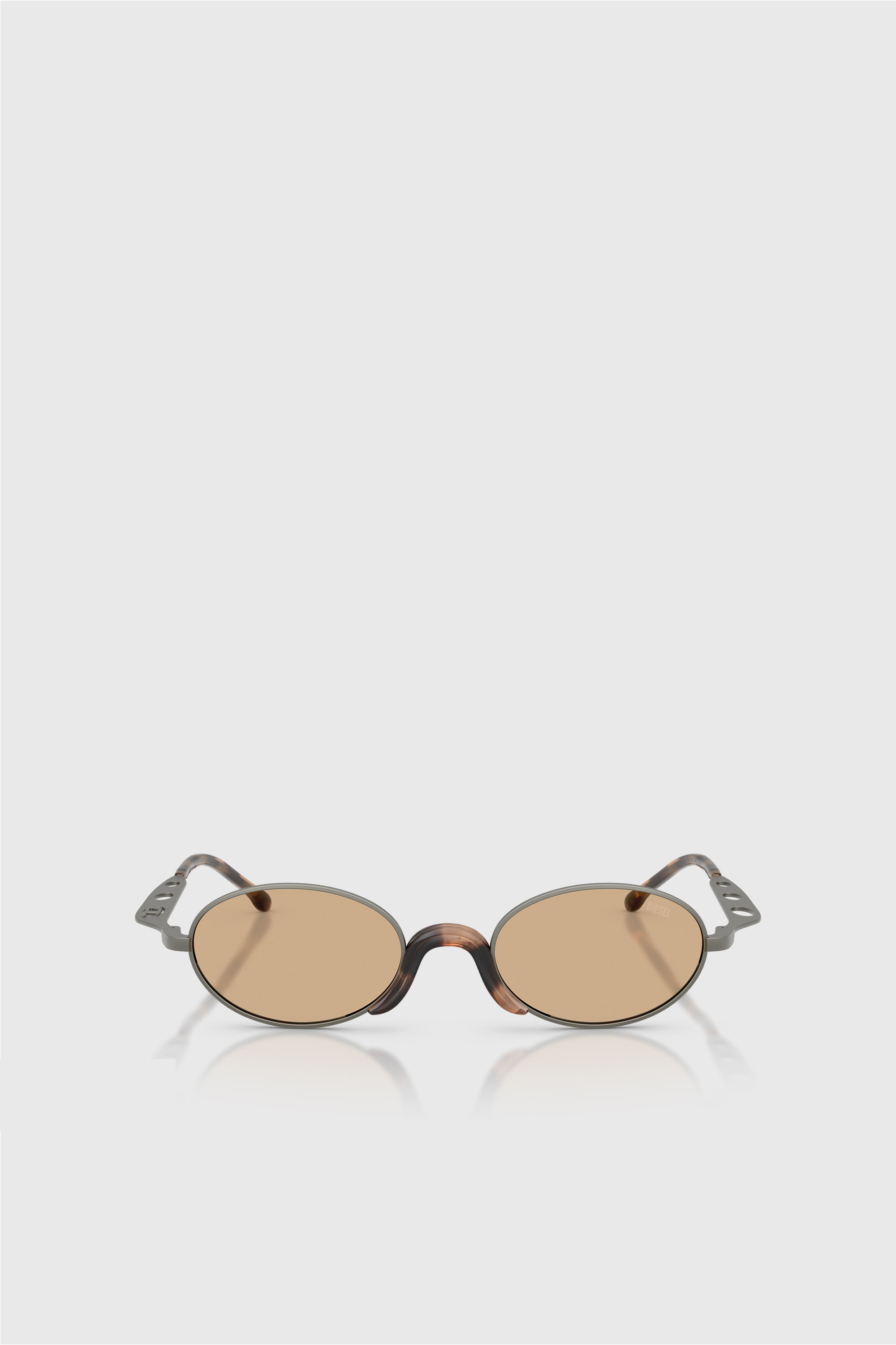 Diesel - 0DL1023T, Unisex's Pilot Sunglasses in ブラウン - 1