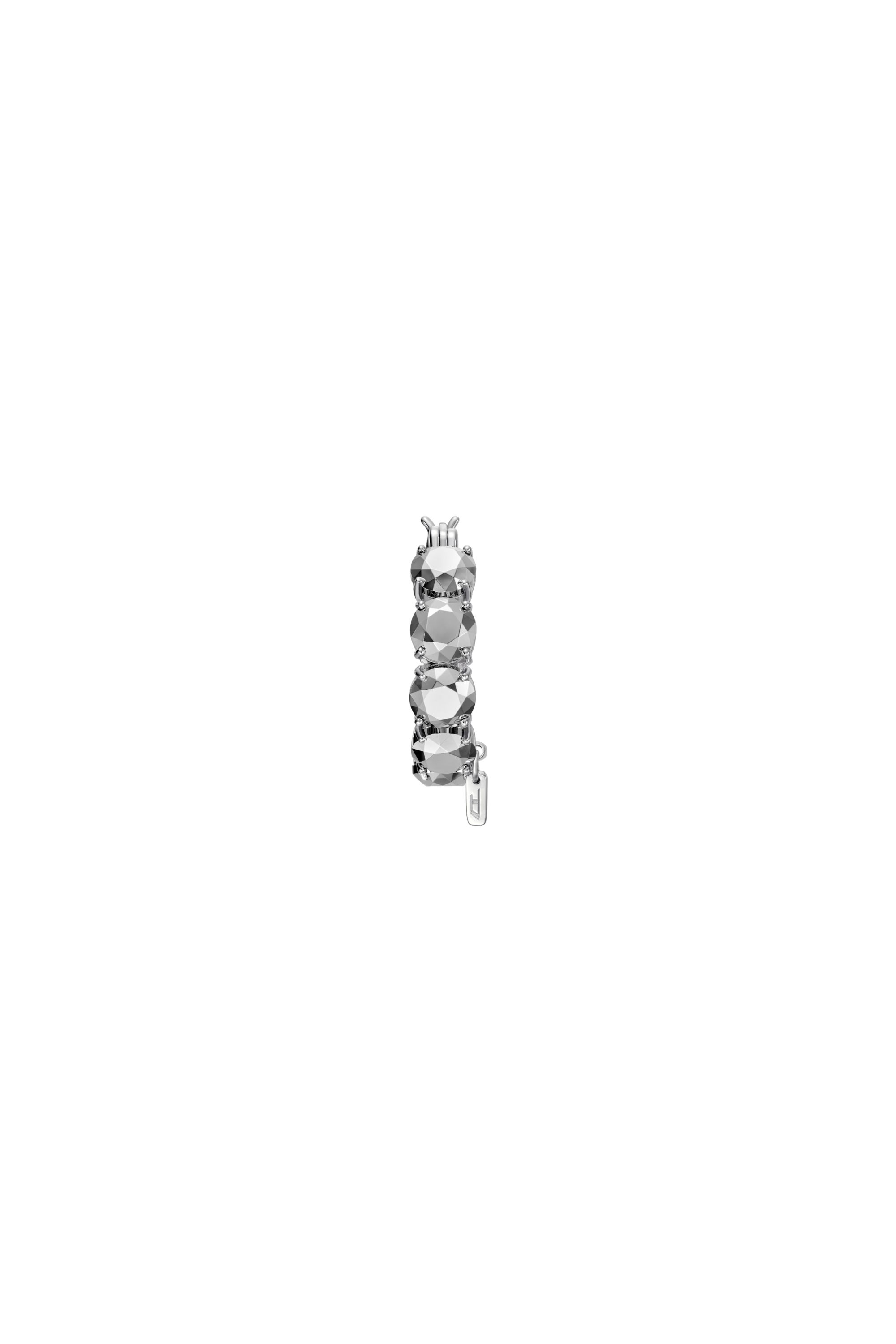 Diesel - DL1357040 STERLING SILVER JEWEL, Unisex's Sterling Silver Hoop Earring in シルバー - 2