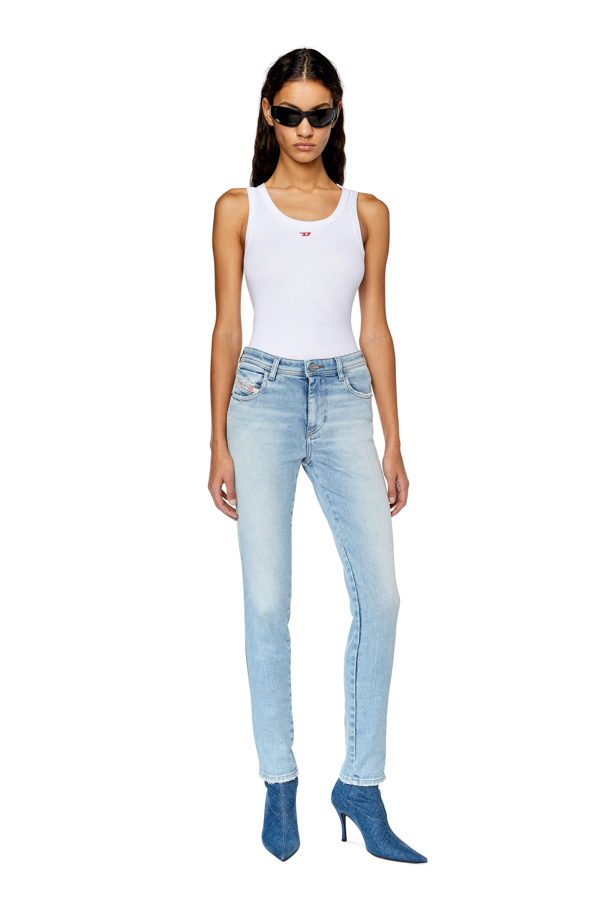 Diesel - Skinny Jeans 2015 Babhila 09E90, ライトブルー - Image 4