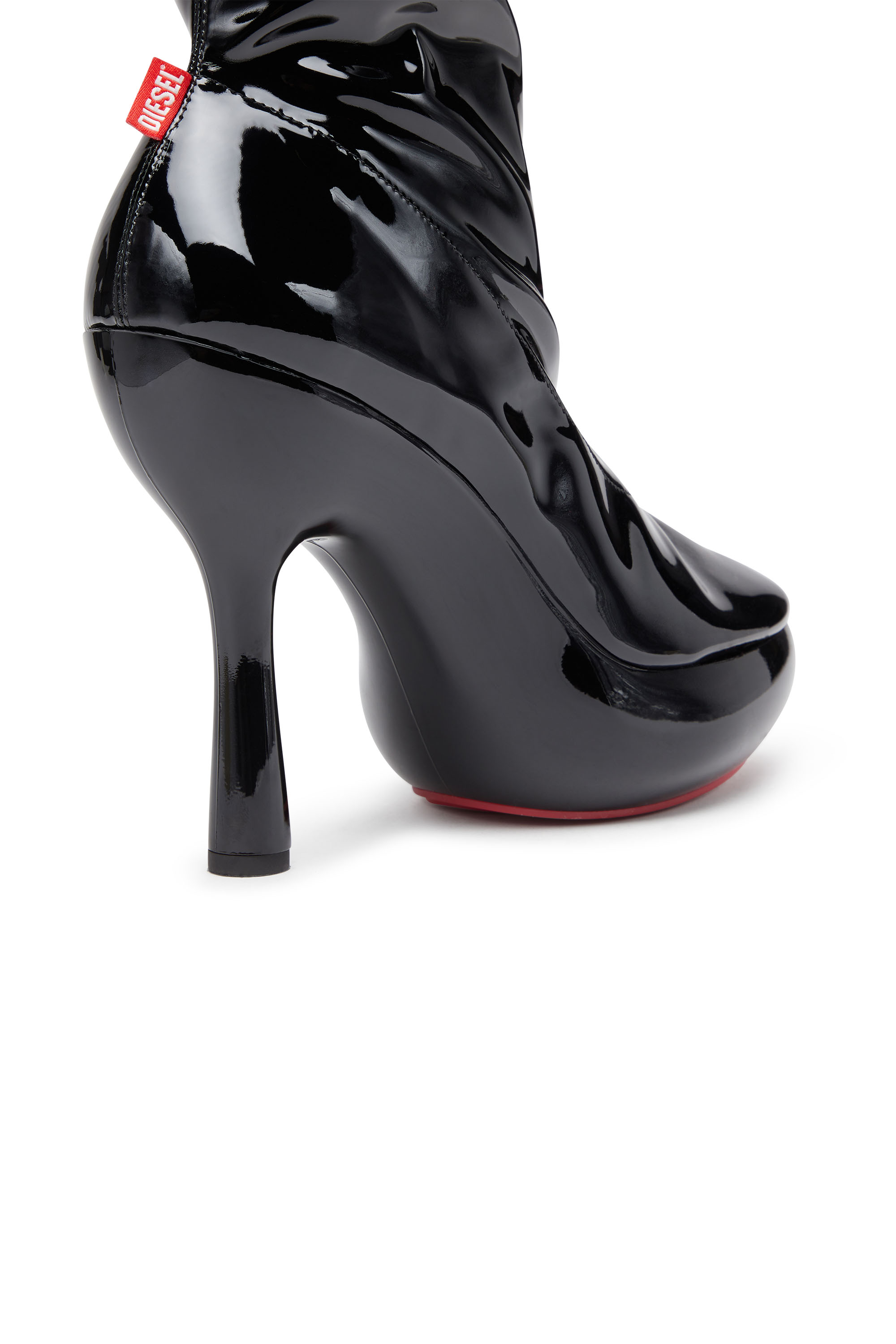 Diesel - D-LAKE PLATFORM MIDB ZIP  STRETCH, Female's ショートブーツ in ブラック - 5