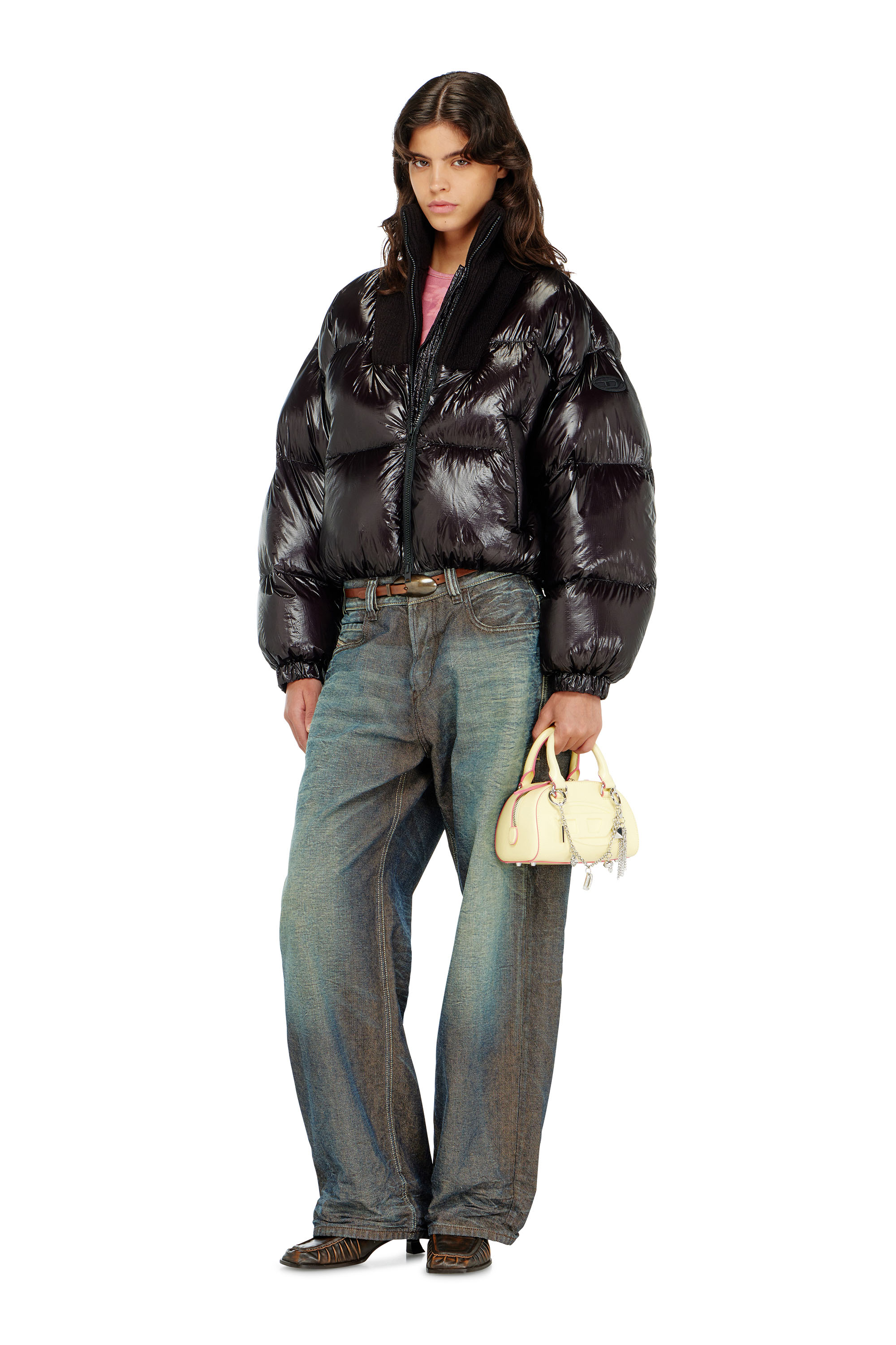 Diesel - W-ARRIOR, Female's ダウンジャケット in ブラック - 2