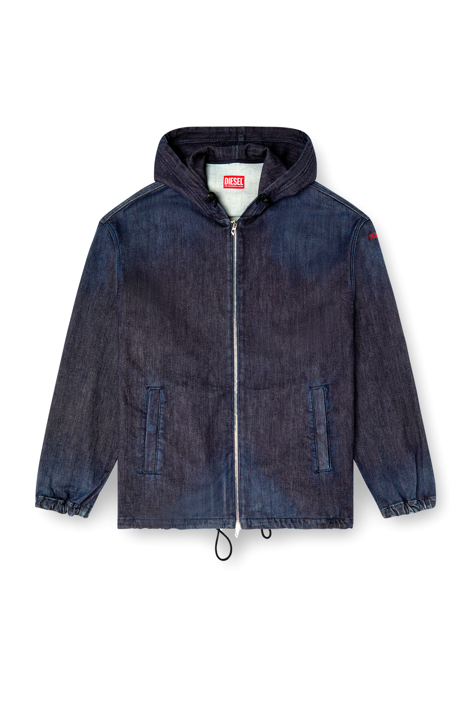 Diesel - D-WYNNY JOGG, Male's Hooded JoggJeans jacket in ダークブルー - 2