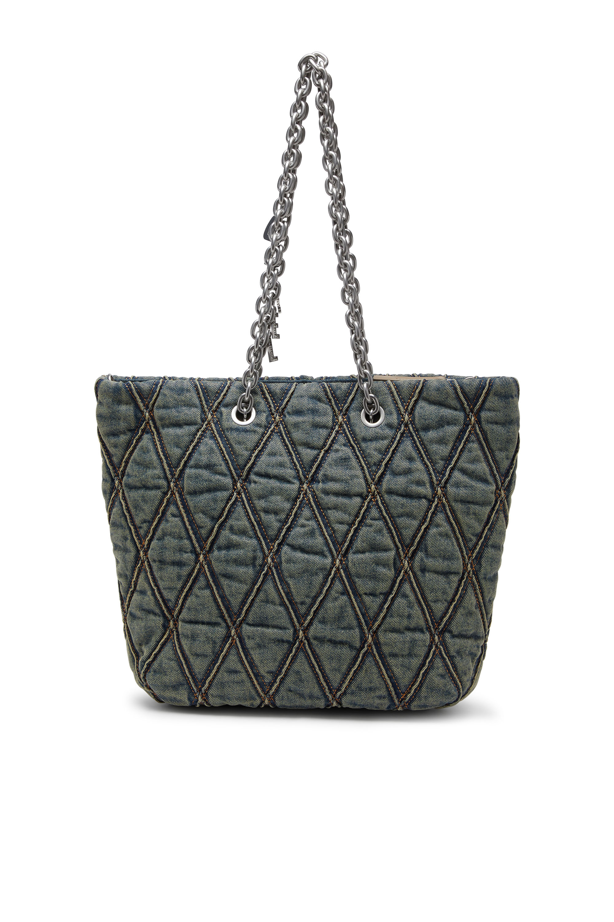 Diesel - CHARM-D SHOPPER M, Female's ショッパーバッグ M in ダークブルー - 2