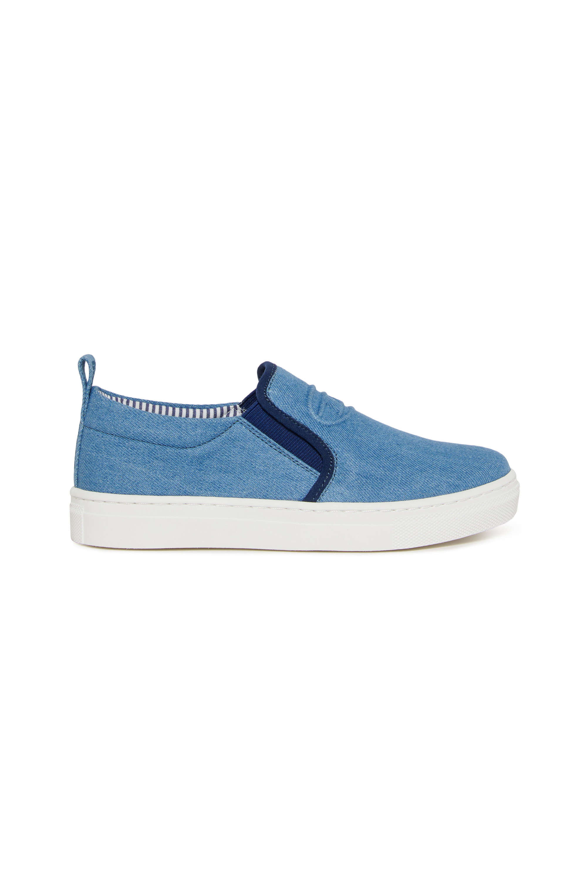 Diesel - S-SLIPGAB, Unisex's S-SLIPGAB-Slip-on sneakers in cotton in ブルー - 1