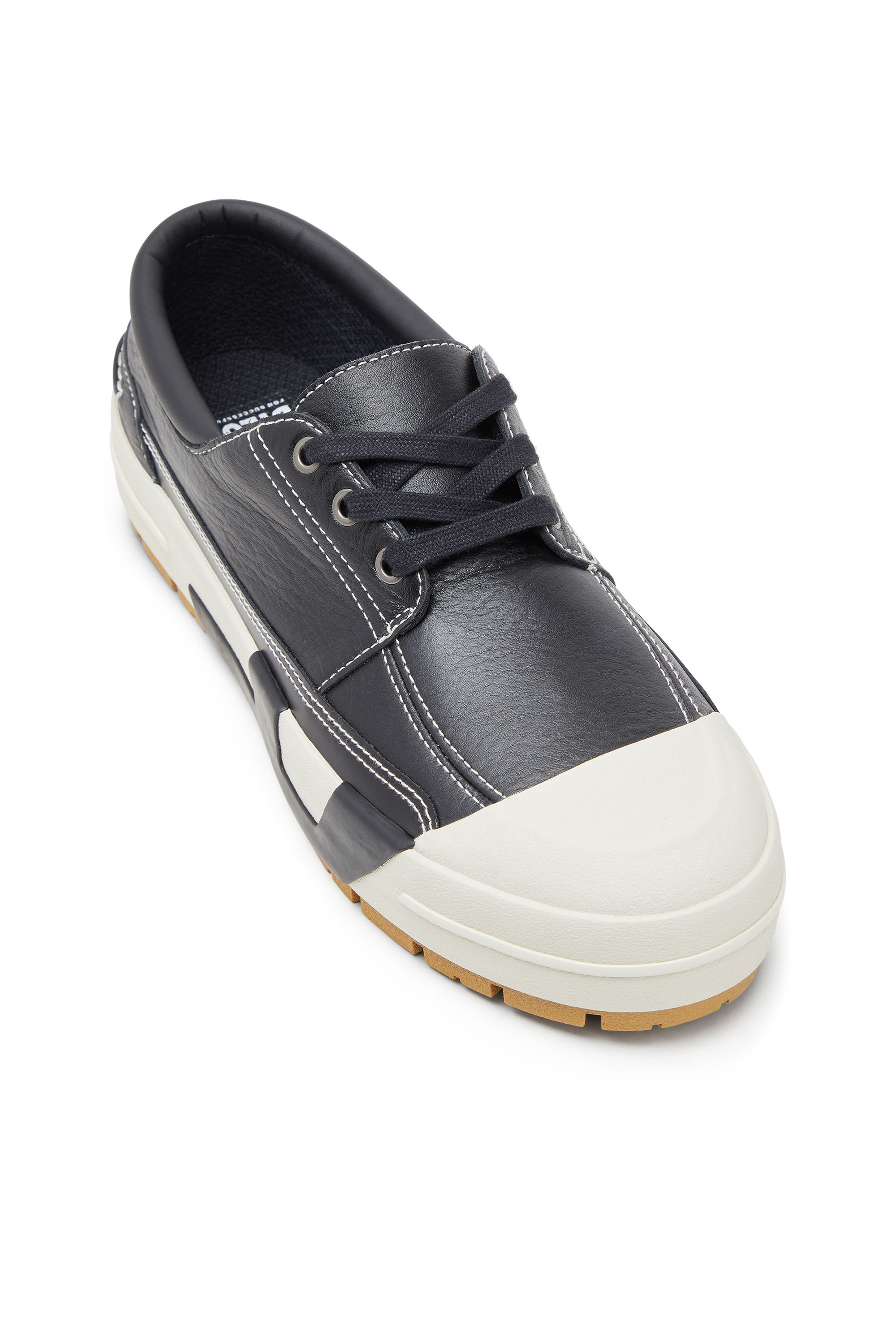 Diesel - S-D-VERSE MOCASSIN, Male's S-D-Verse - Leather hybrid moccasin in ブラック - 6
