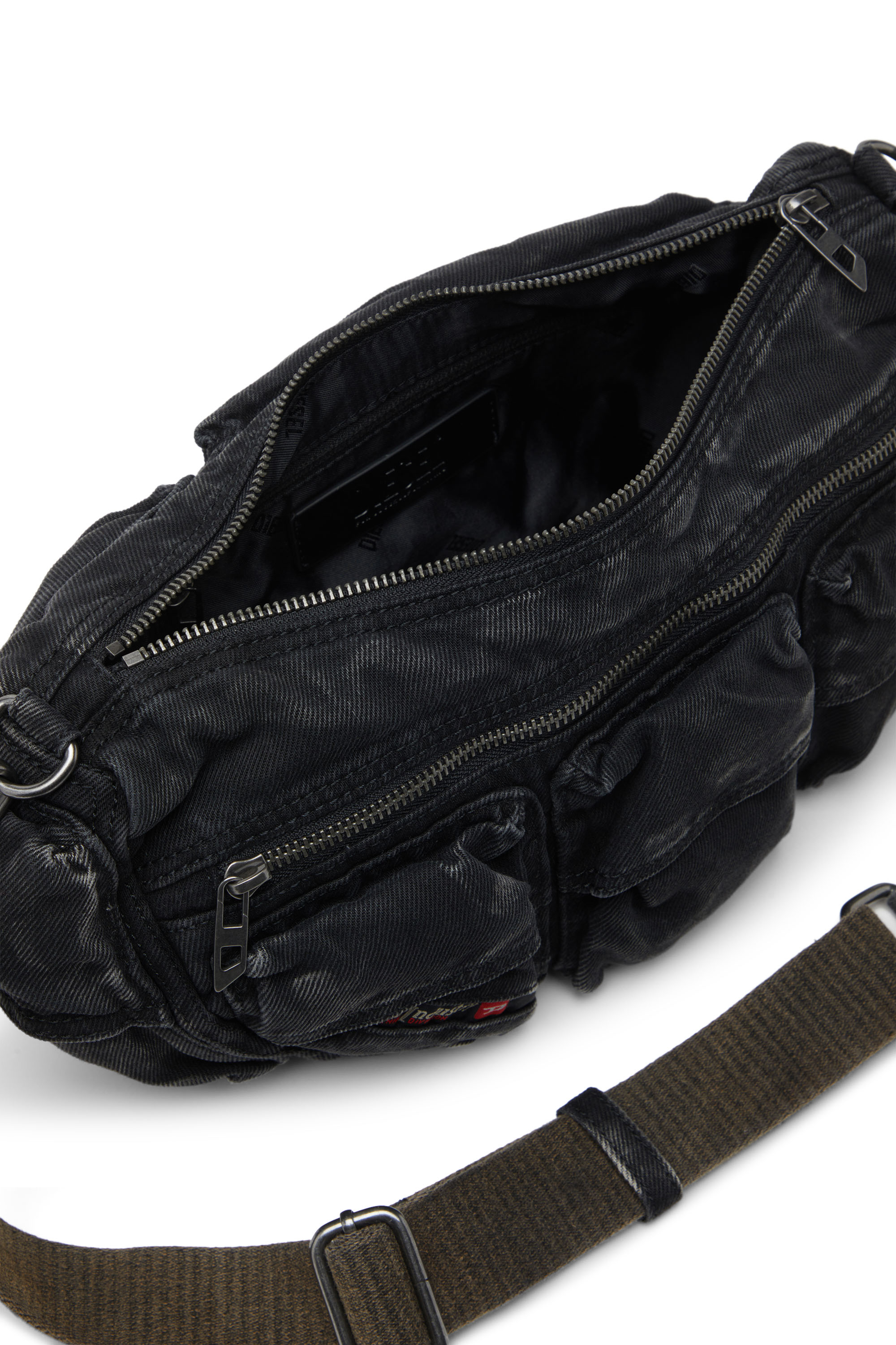 Diesel - MULTI-PKTS SHOULDER BAG X, Unisex's ショルダーバッグ in ブラック - 5