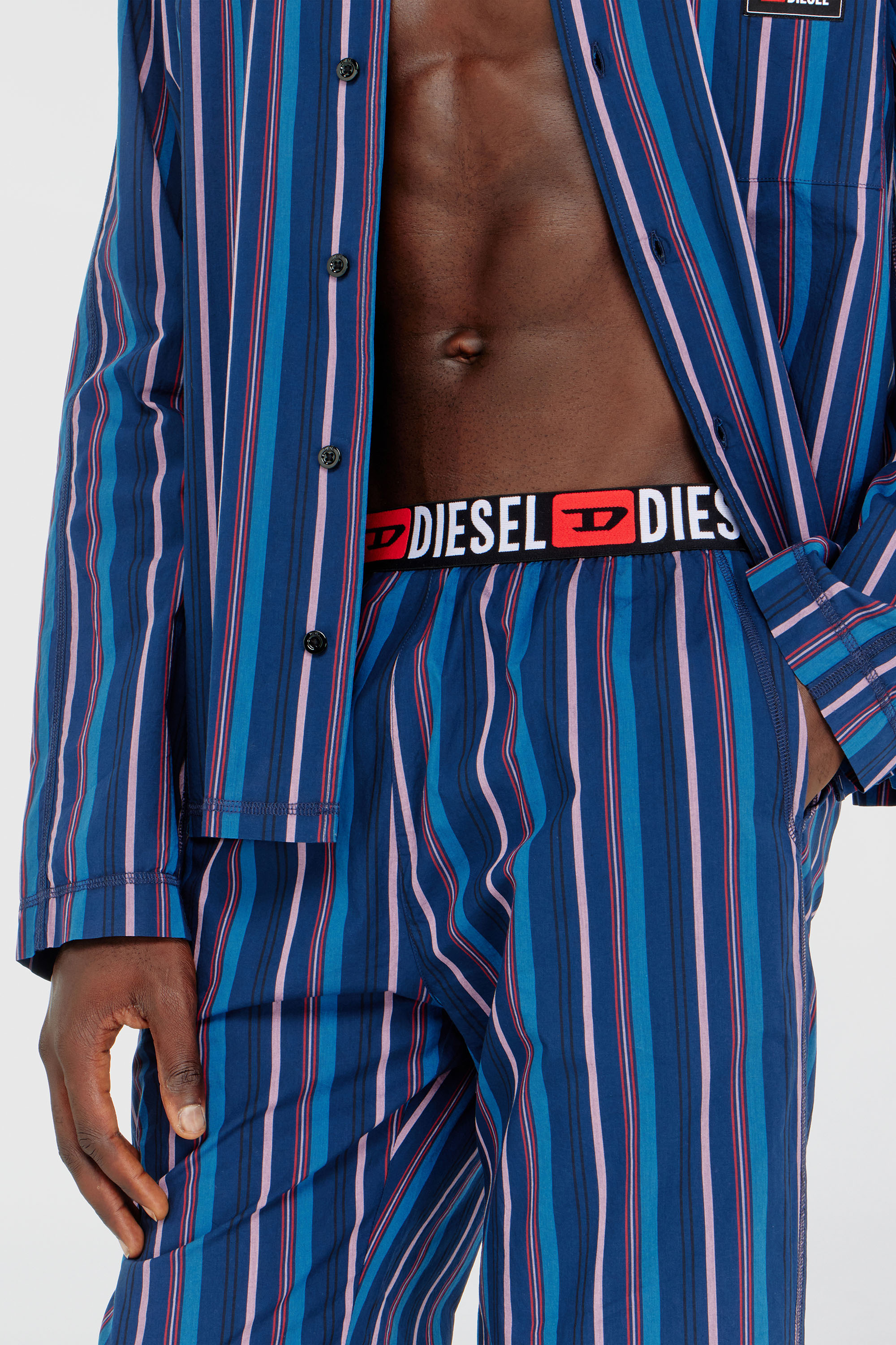 Diesel - SET-PAUL-D-CORE, Male's パジャマセット in ブルー - 4