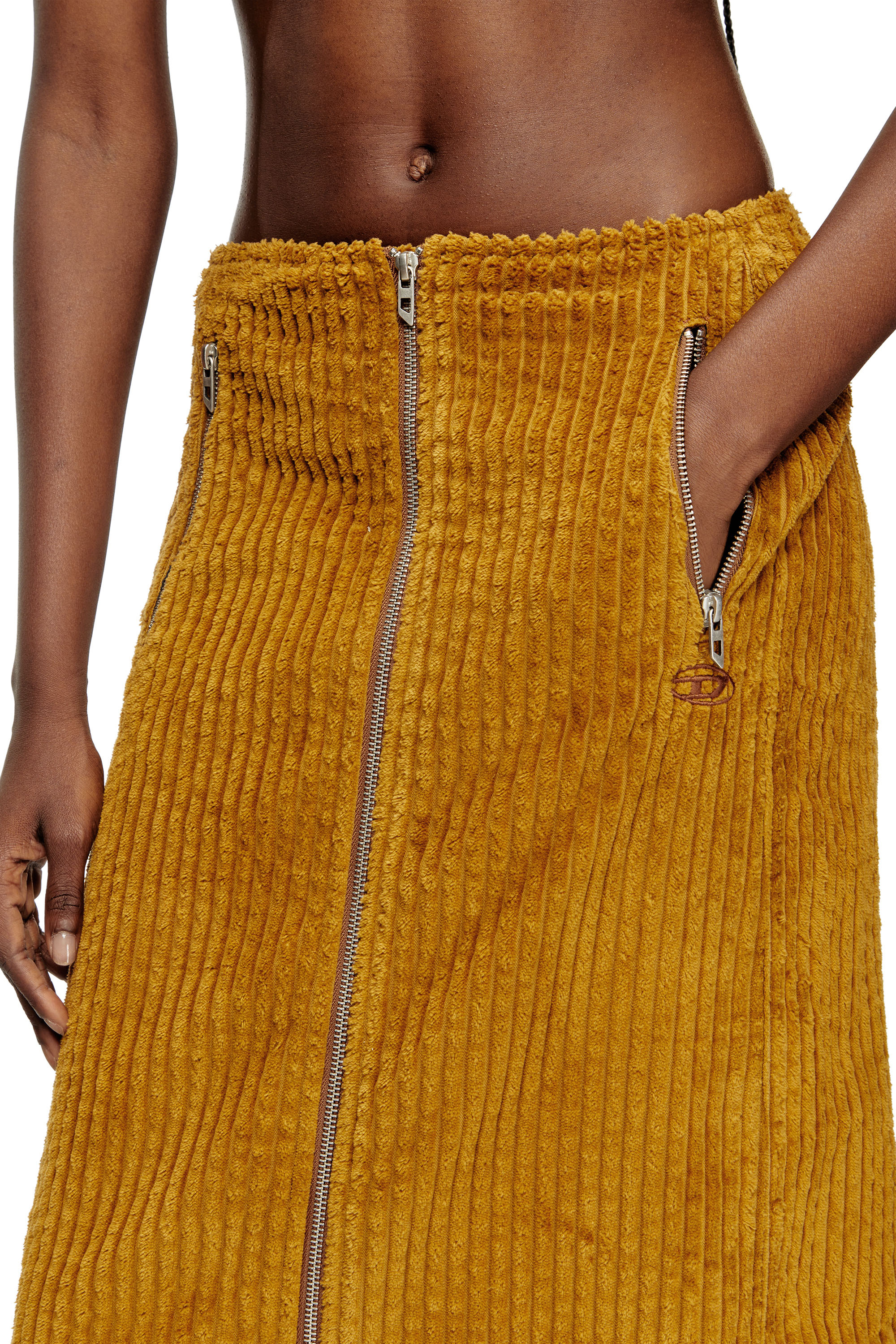 Diesel - O-LLIPOP, Female's スカート in ライトブラウン - 4