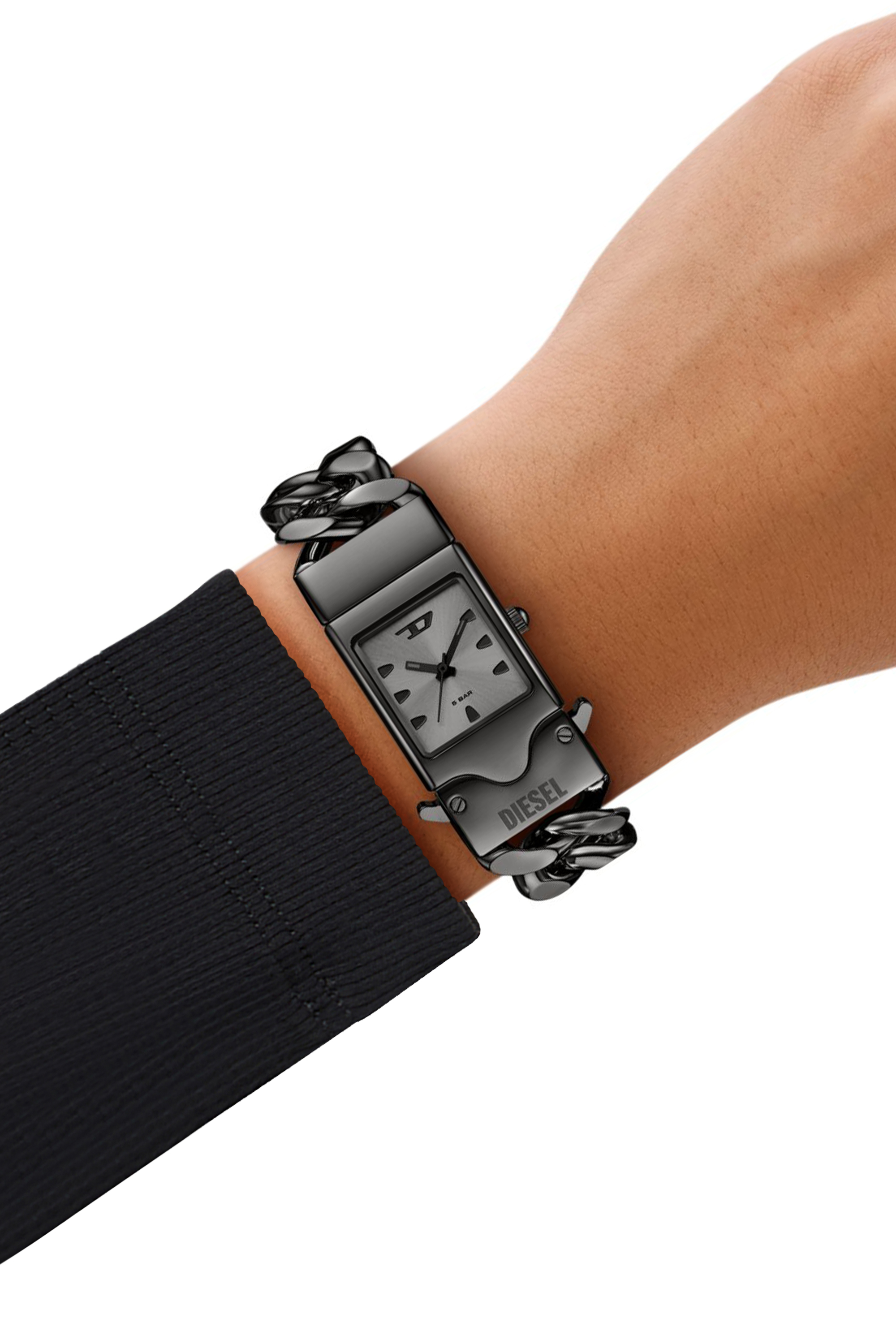 Diesel - DZ2227 WATCH, Unisex's Closer in gunmetal stainless steel watch in ダークグレー - 4