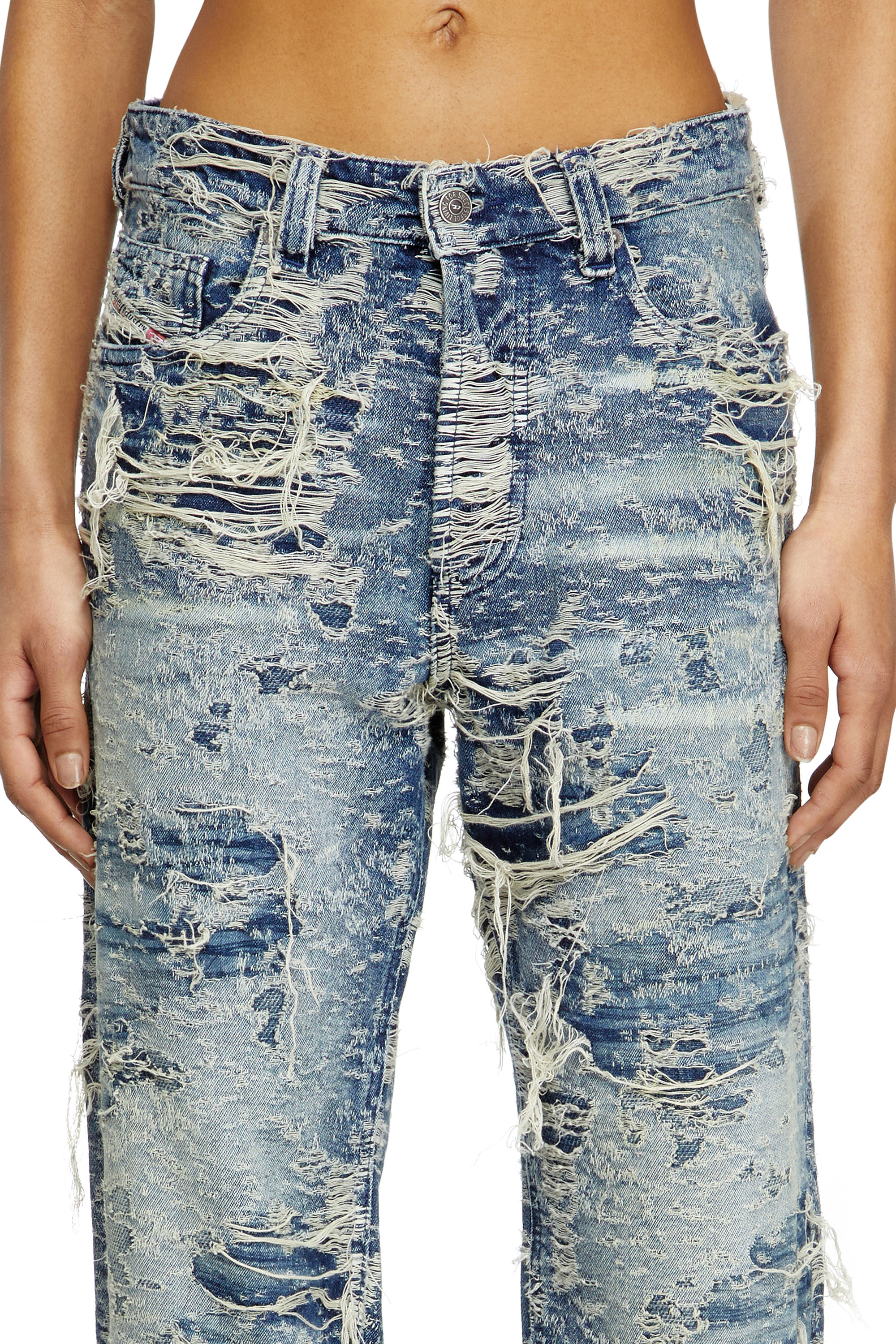 Diesel - Female's Regular Jeans 1988 D-Ark 09M04, ミディアムブルー - 5