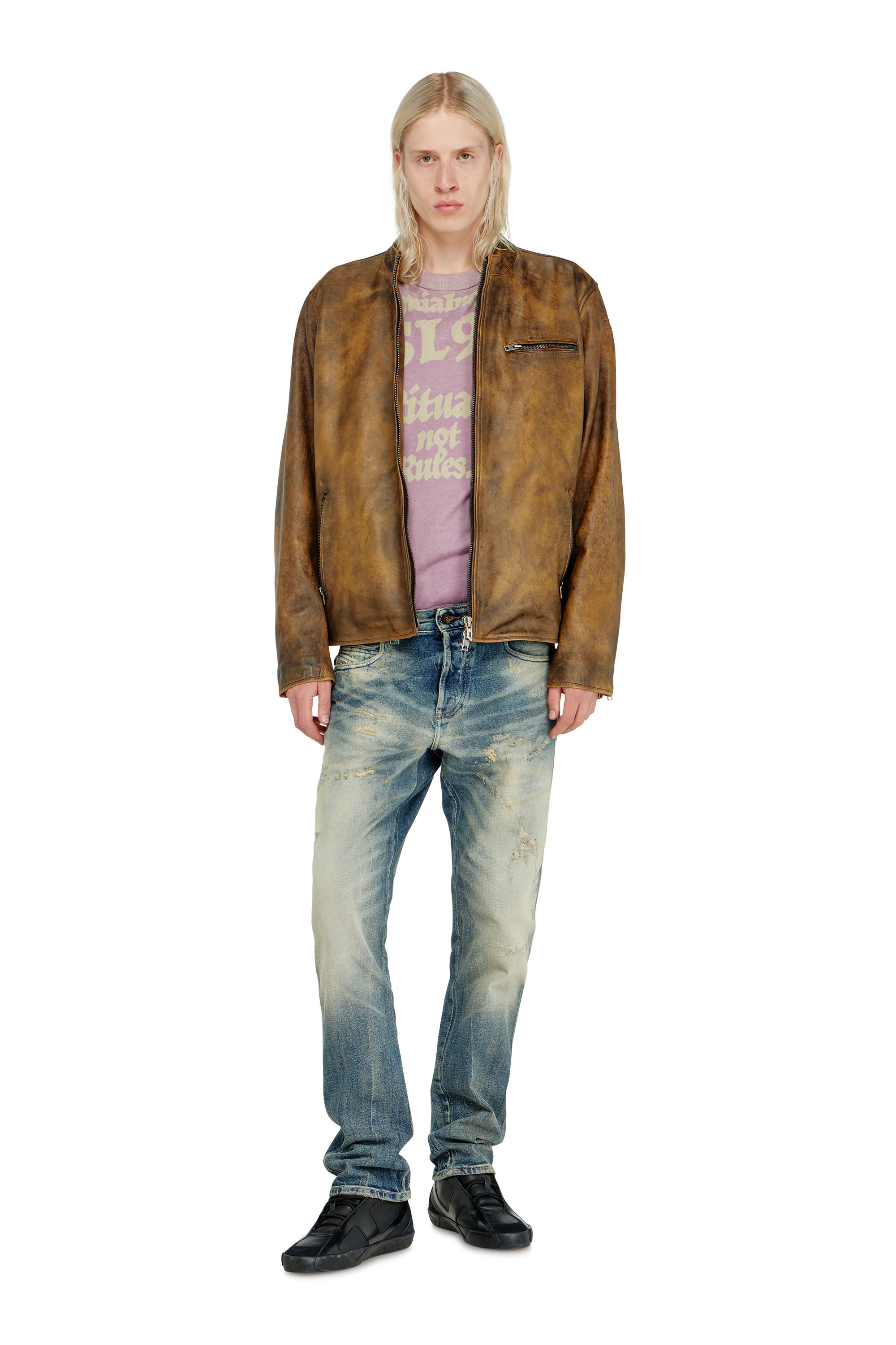 Diesel - Male's Slim Jeans 1993 D-Vyl 09P34, ミディアムブルー - 2