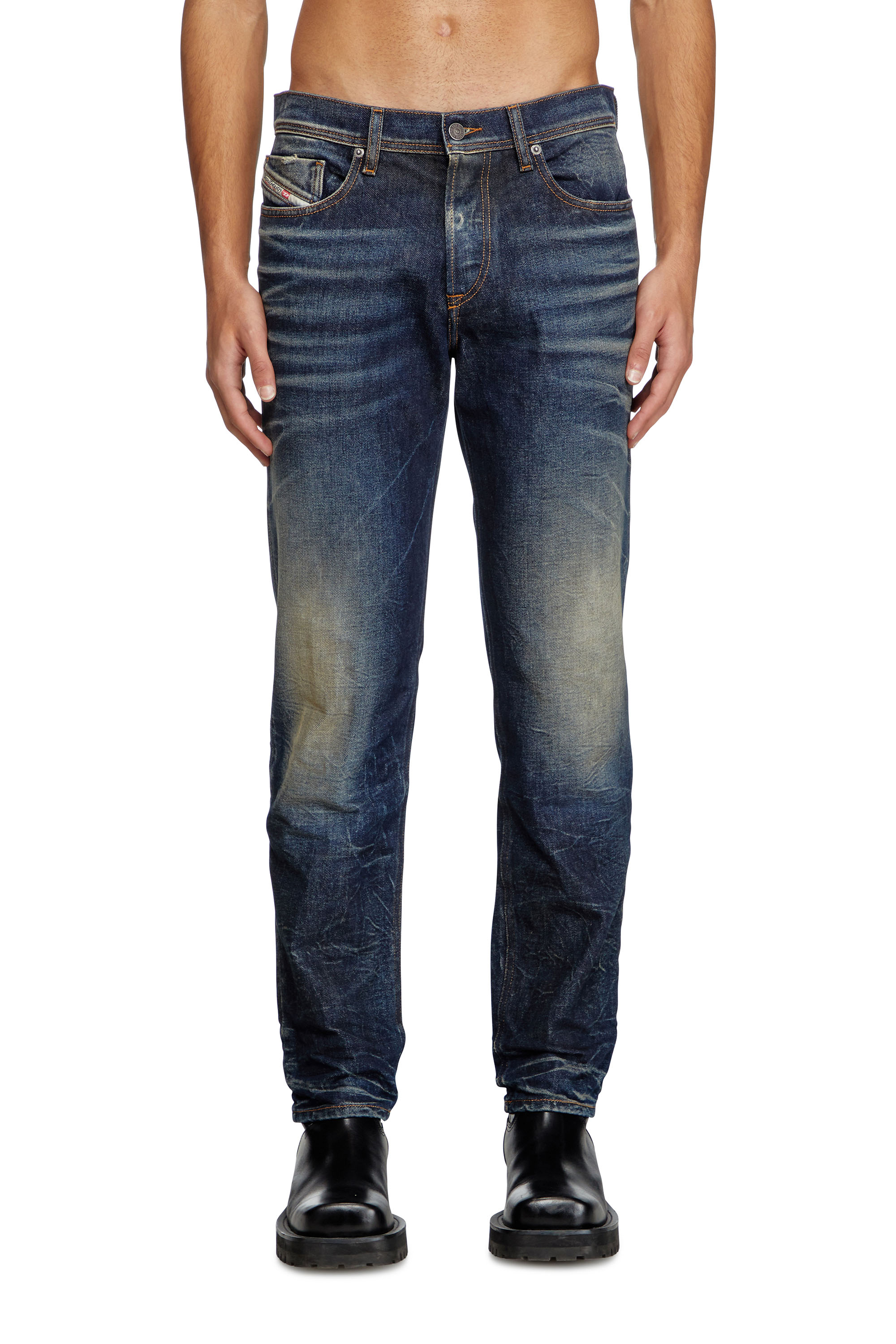 Diesel - Male's Regular Jeans 2023 D-Finitive 09L22, ダークブルー - 3