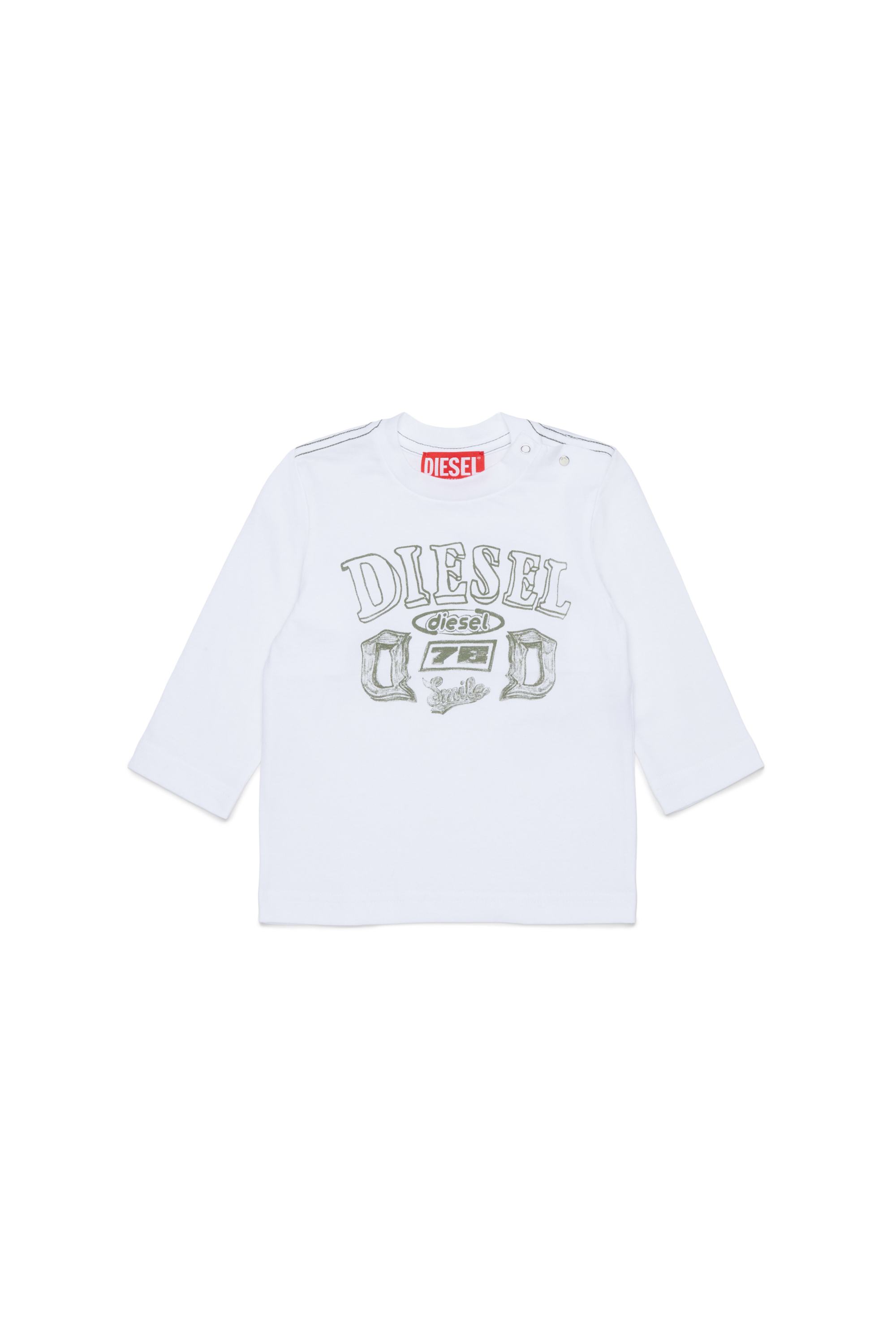 Diesel - TBANB, Male's Tシャツ in ホワイト - 1