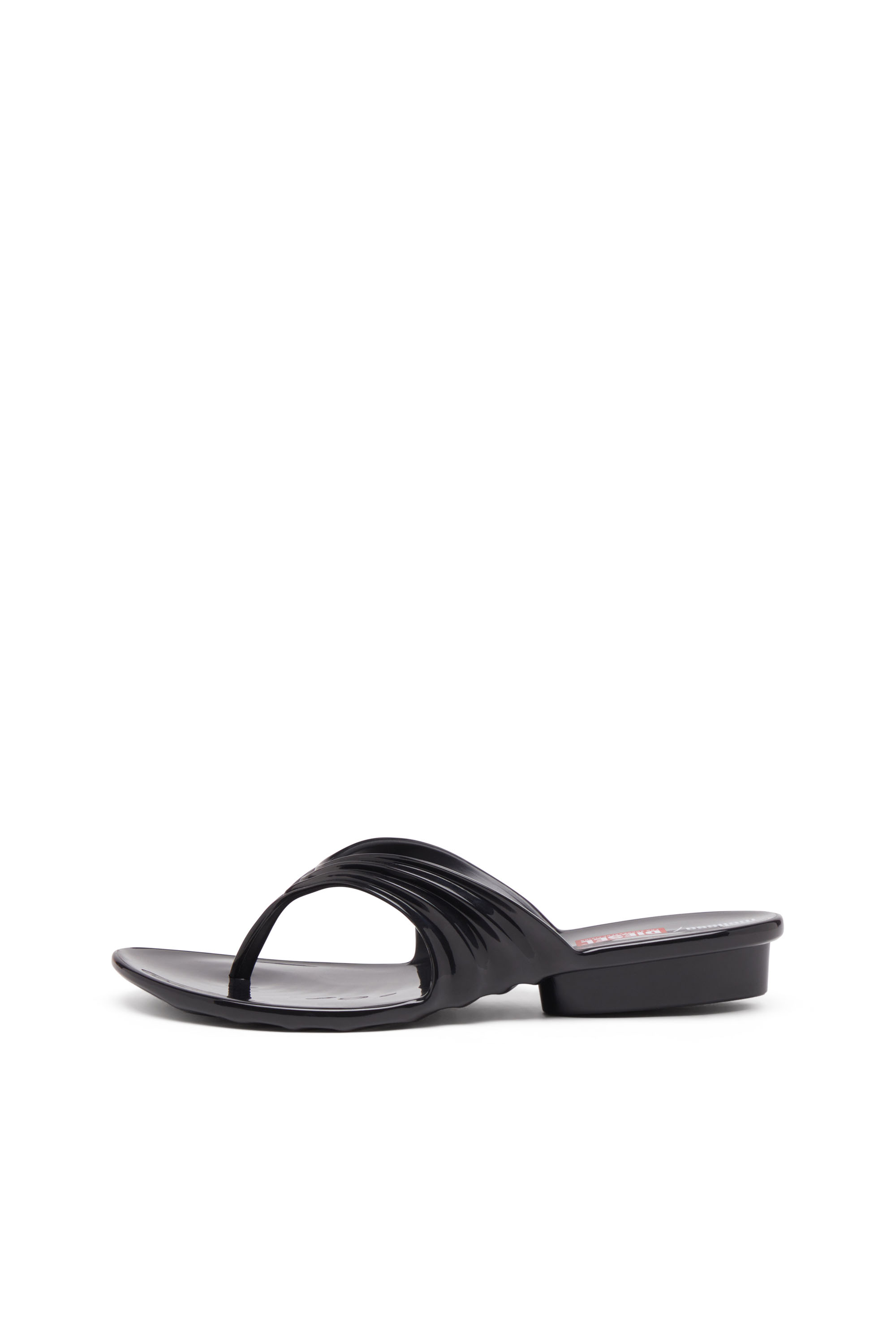 Diesel - MELISSA QUANTUM THONG, Female's Sculptural flip-flops in Melflex® in ブラック - 8