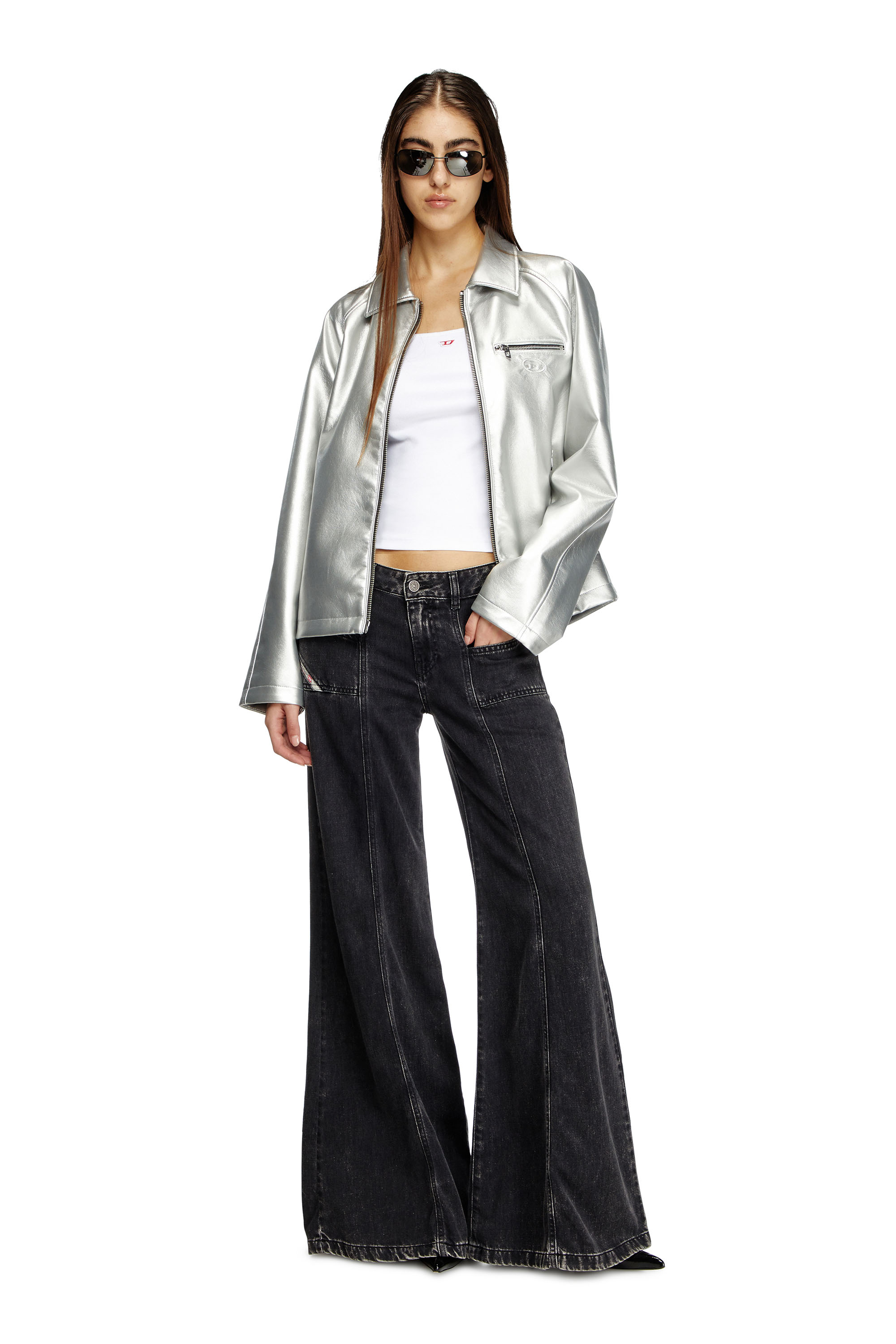 Diesel - Female's Flare Jeans D-Akii 068HN, ブラック/ダークグレー - 1