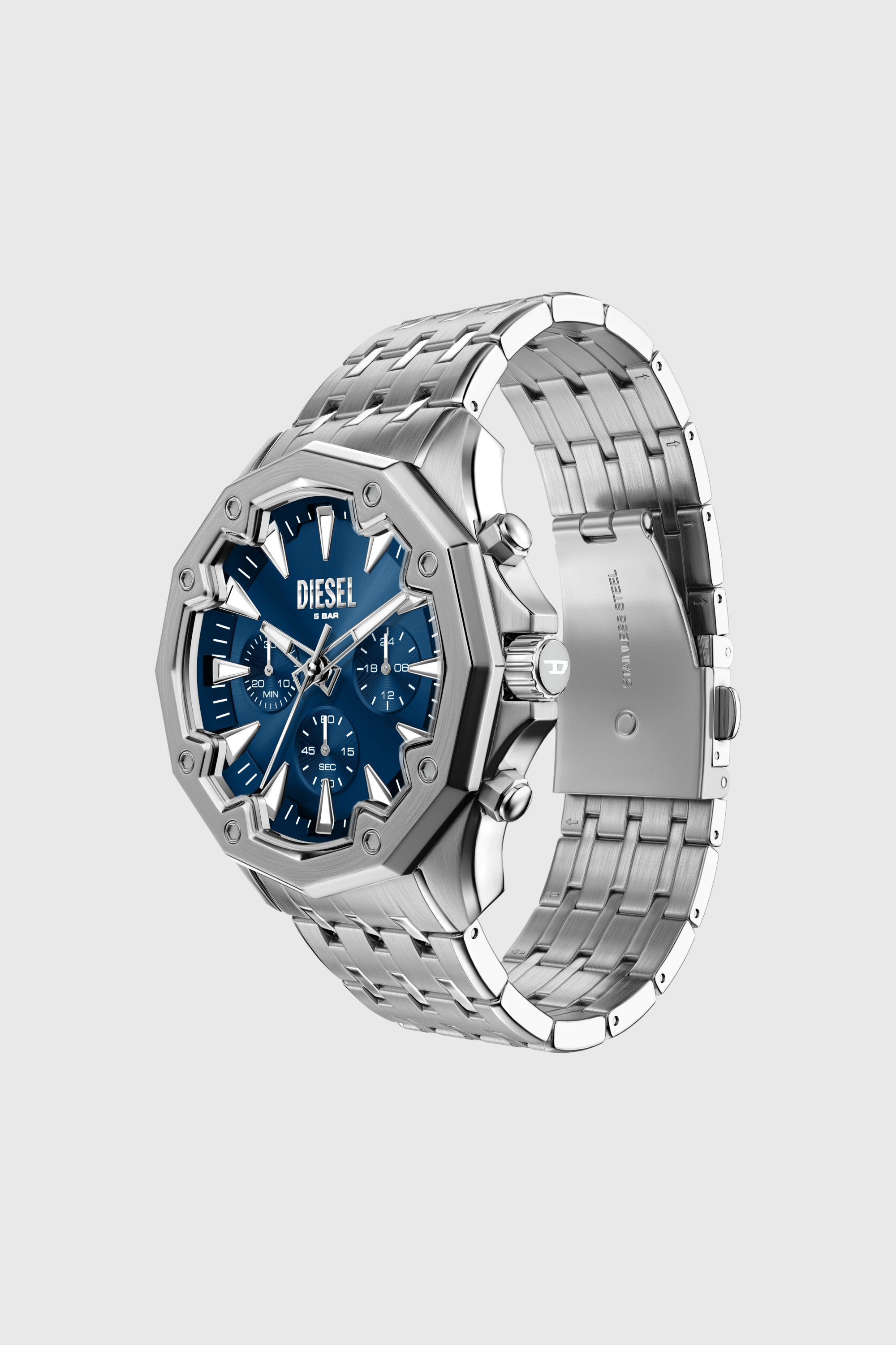 Diesel - DZ4706 WATCH, Male's Stinger Stainless Steel Watch in シルバー - 2