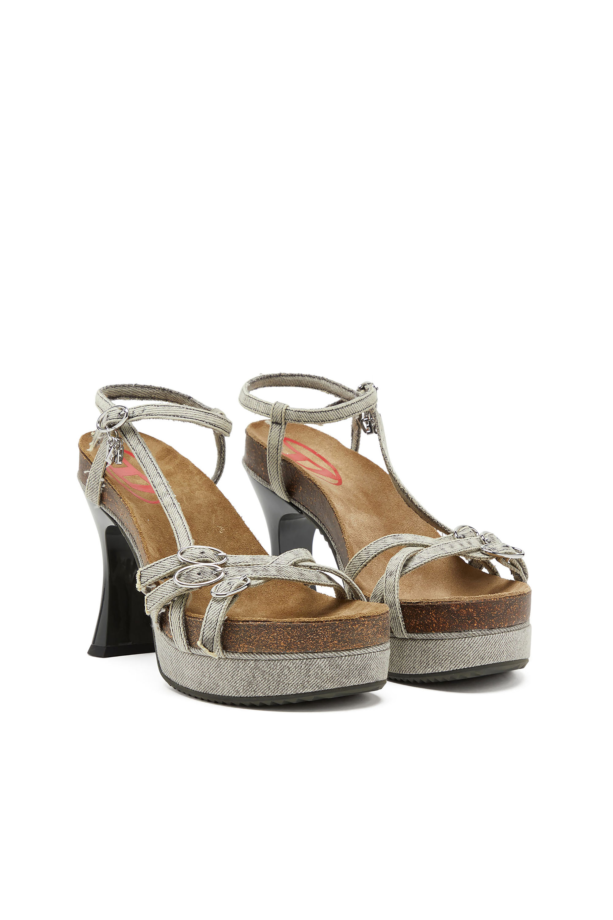 Diesel - D-WOODSTOCK 105 SANDAL, Female's サンダル in グレー - 4