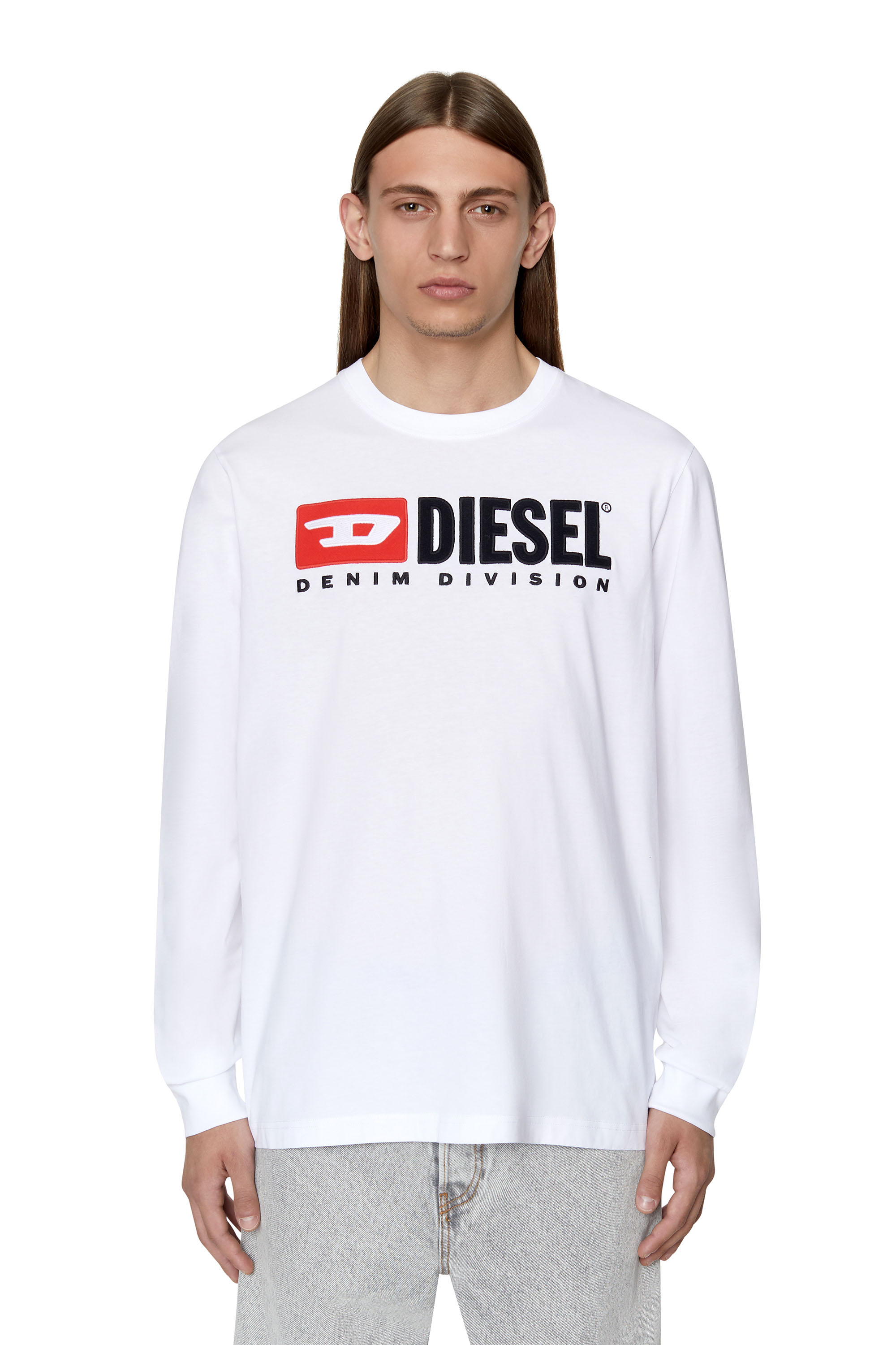 Diesel - T-JUST-LS-DIV, ホワイト - Image 1