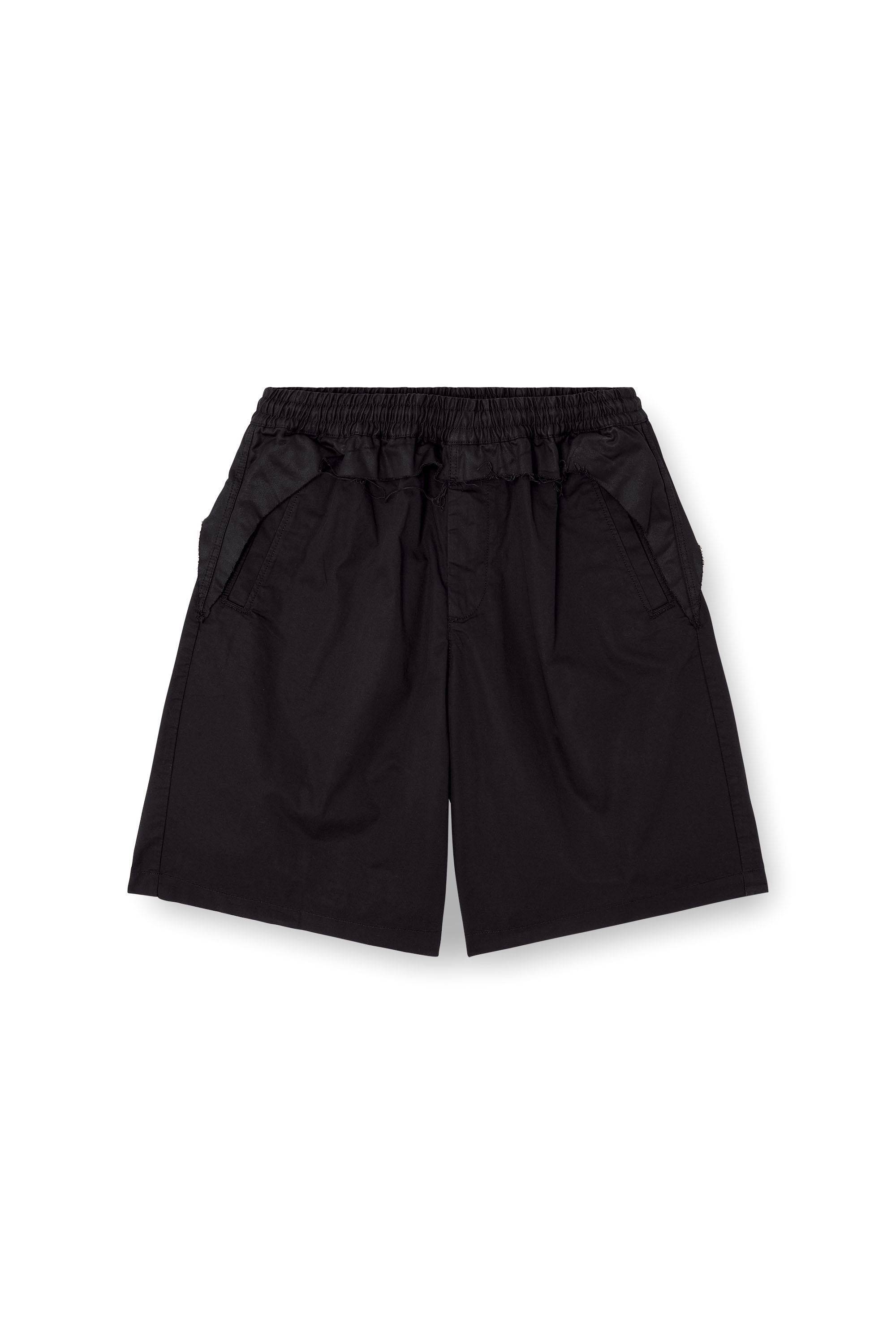 Diesel - P-GUSTAF-SHORT, Male's Cargo shorts in ブラック - 3