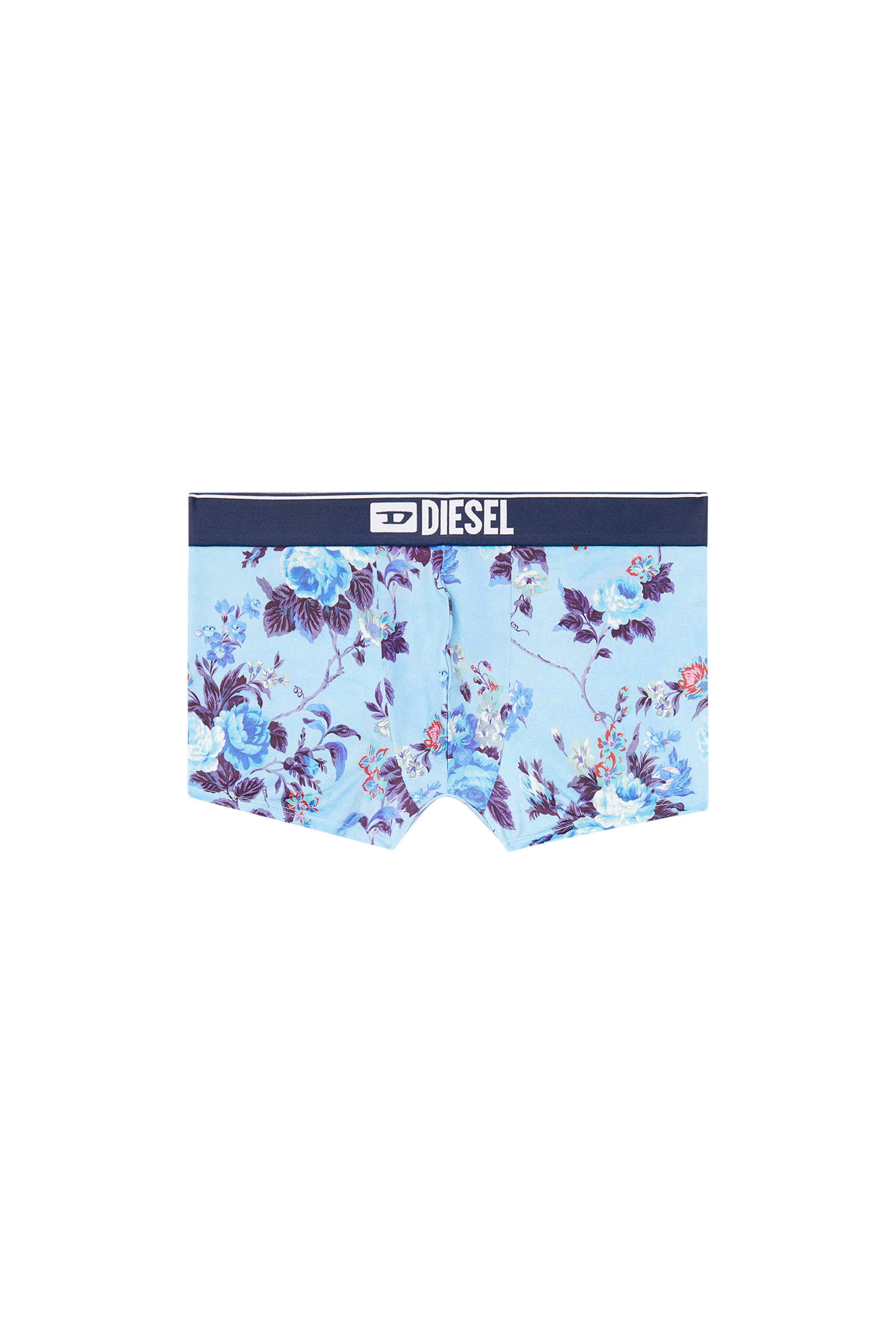 Diesel - DAMIEN, Male's Boxer briefs with floral motif in ライトブルー - 4