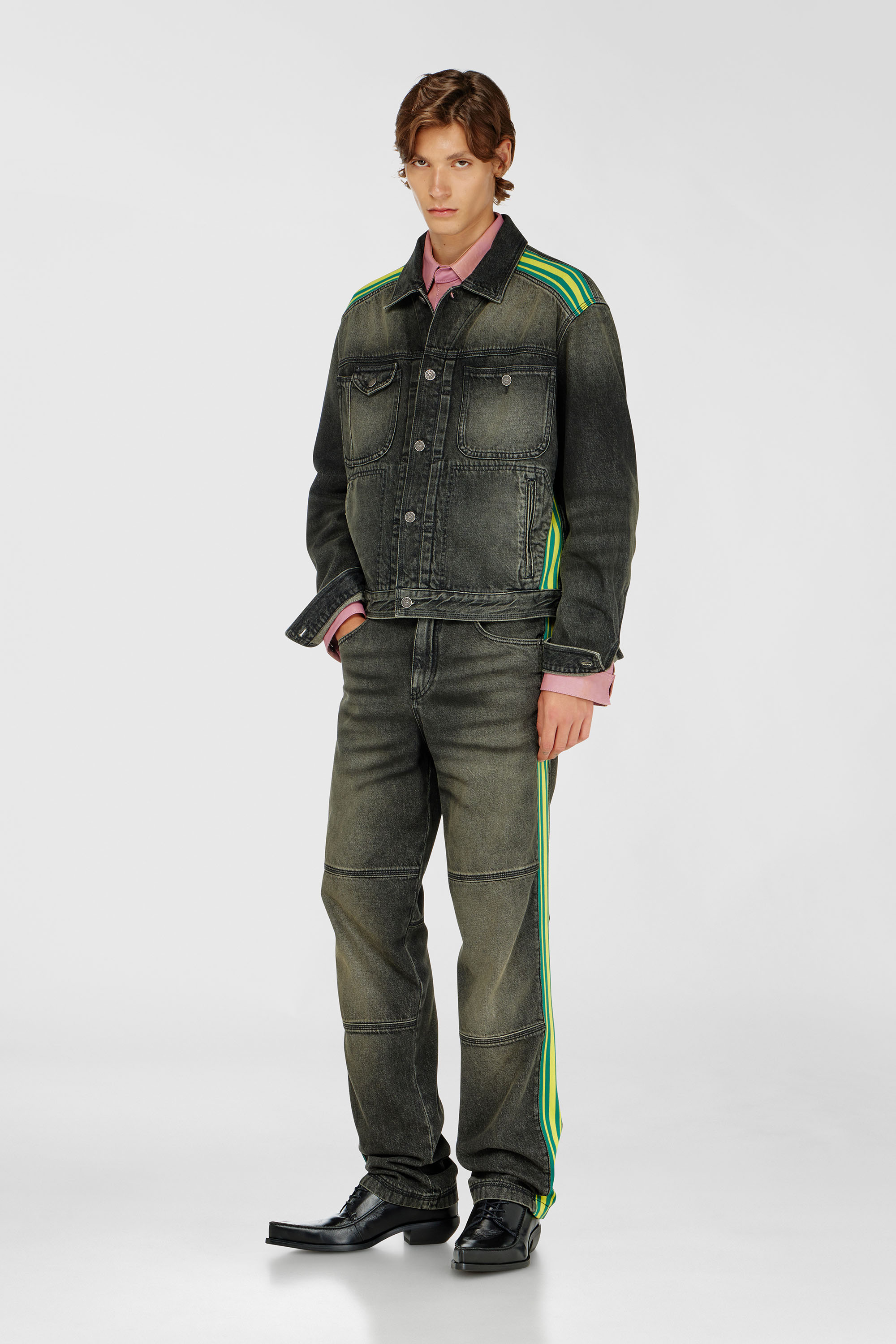 Diesel - Male's Regular Jeans D-Arbus 0DBEZ, ブラック/ダークグレー - 3