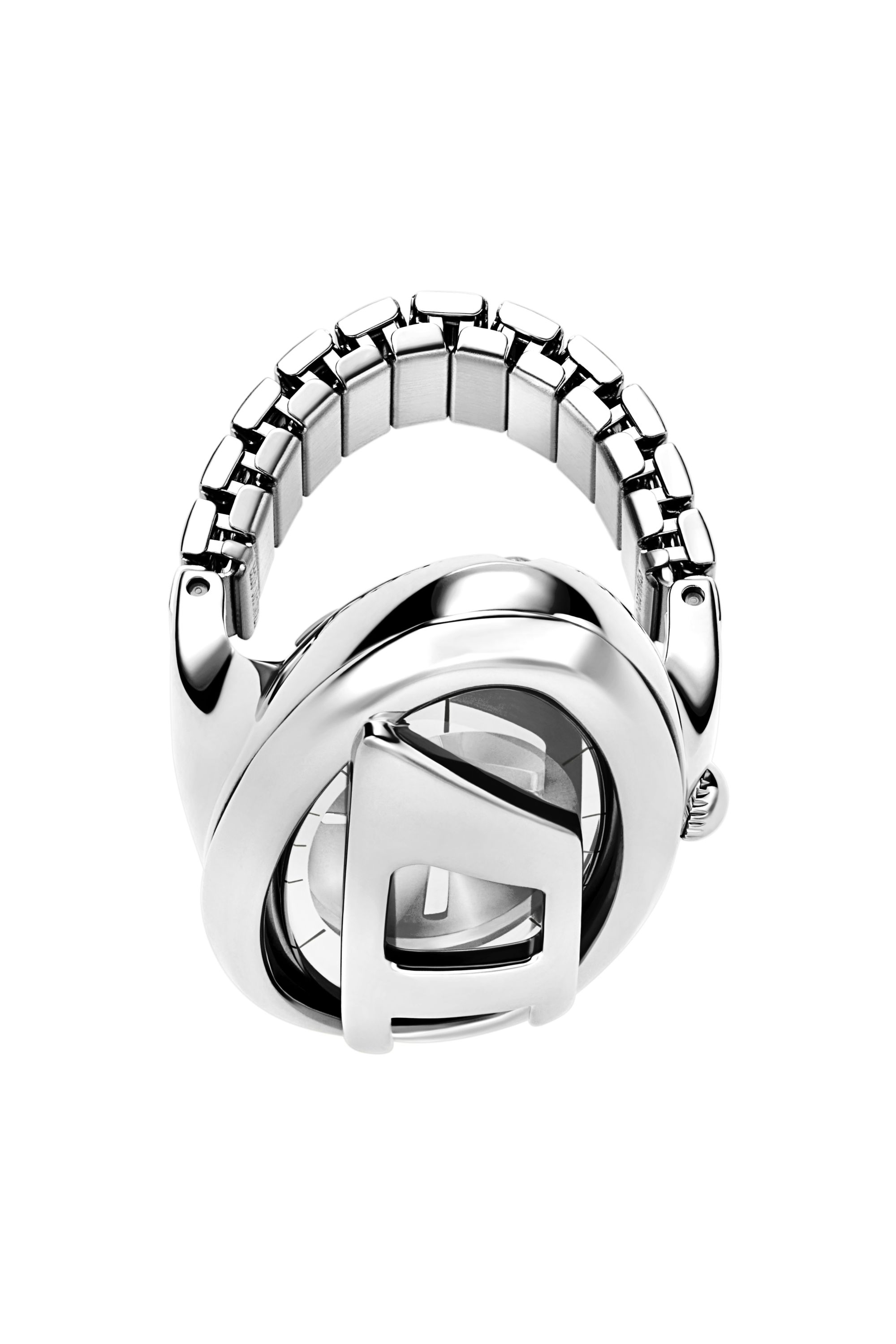 Diesel - DZ5623 WATCH, Female's D-Era stainless steel ring watch in シルバー - 3